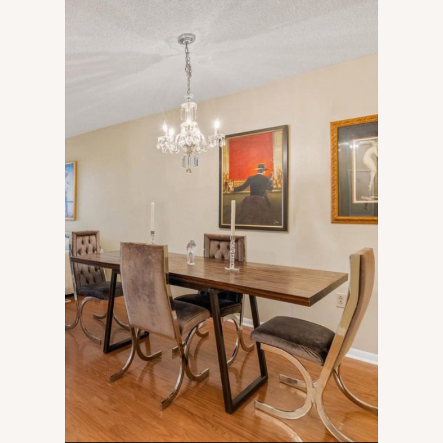 Ralph Lauren Rectangular Teak Wood Dining Table - image-1