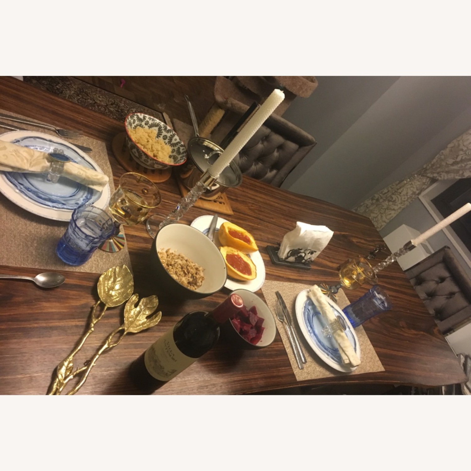 Ralph Lauren Rectangular Teak Wood Dining Table - image-13