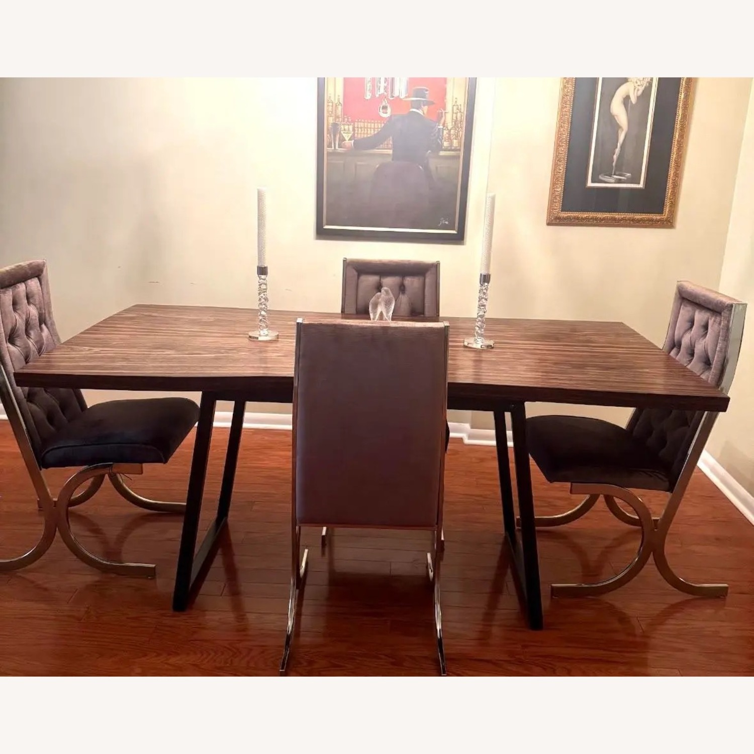 Ralph Lauren Rectangular Teak Wood Dining Table - image-8