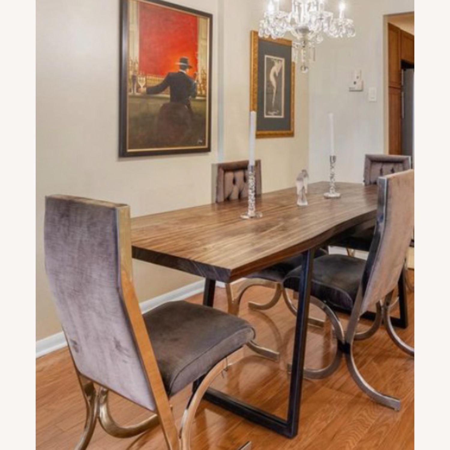 Ralph Lauren Rectangular Teak Wood Dining Table - image-4