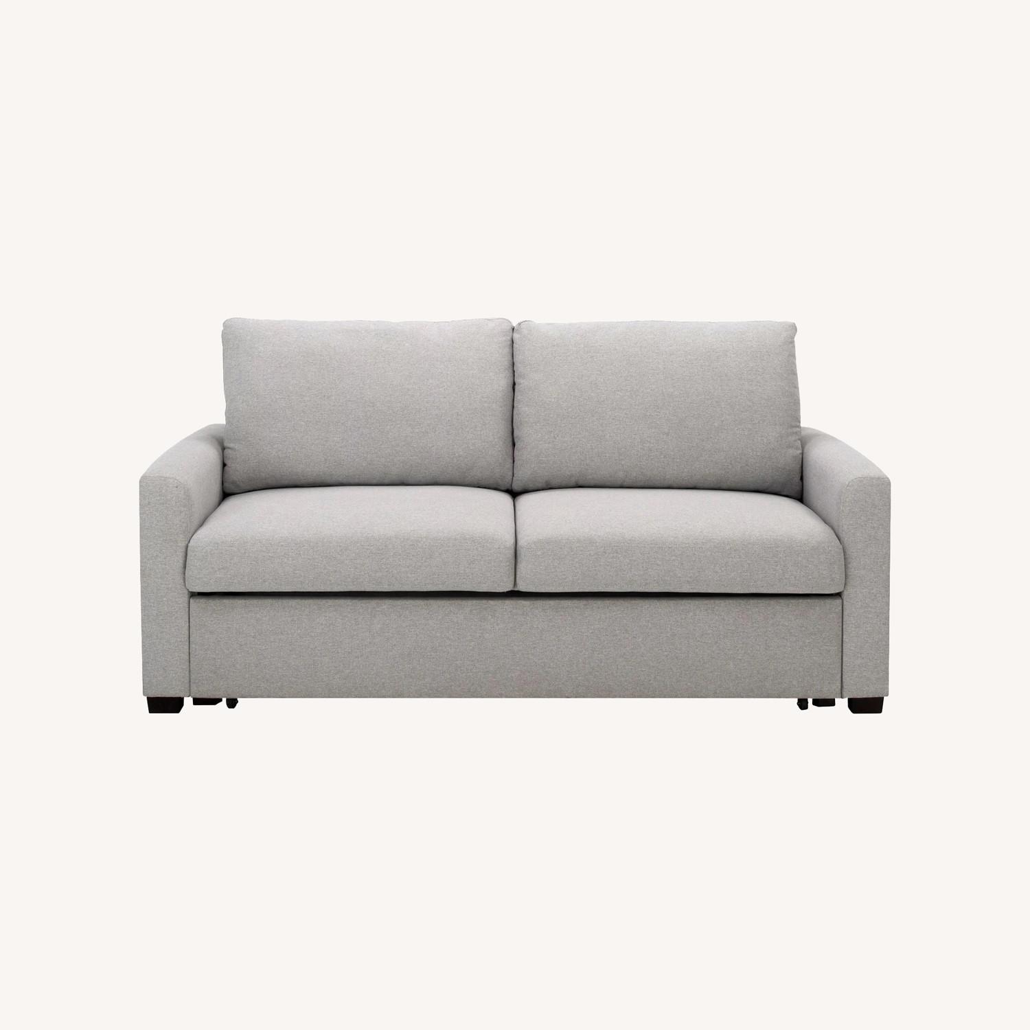 Raymour & Flanigan Mia Light Gray Fabric Sleeper Sofa - image-0