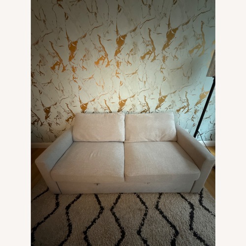 Used Raymour & Flanigan Mia Light Gray Fabric Sleeper Sofa for sale on AptDeco