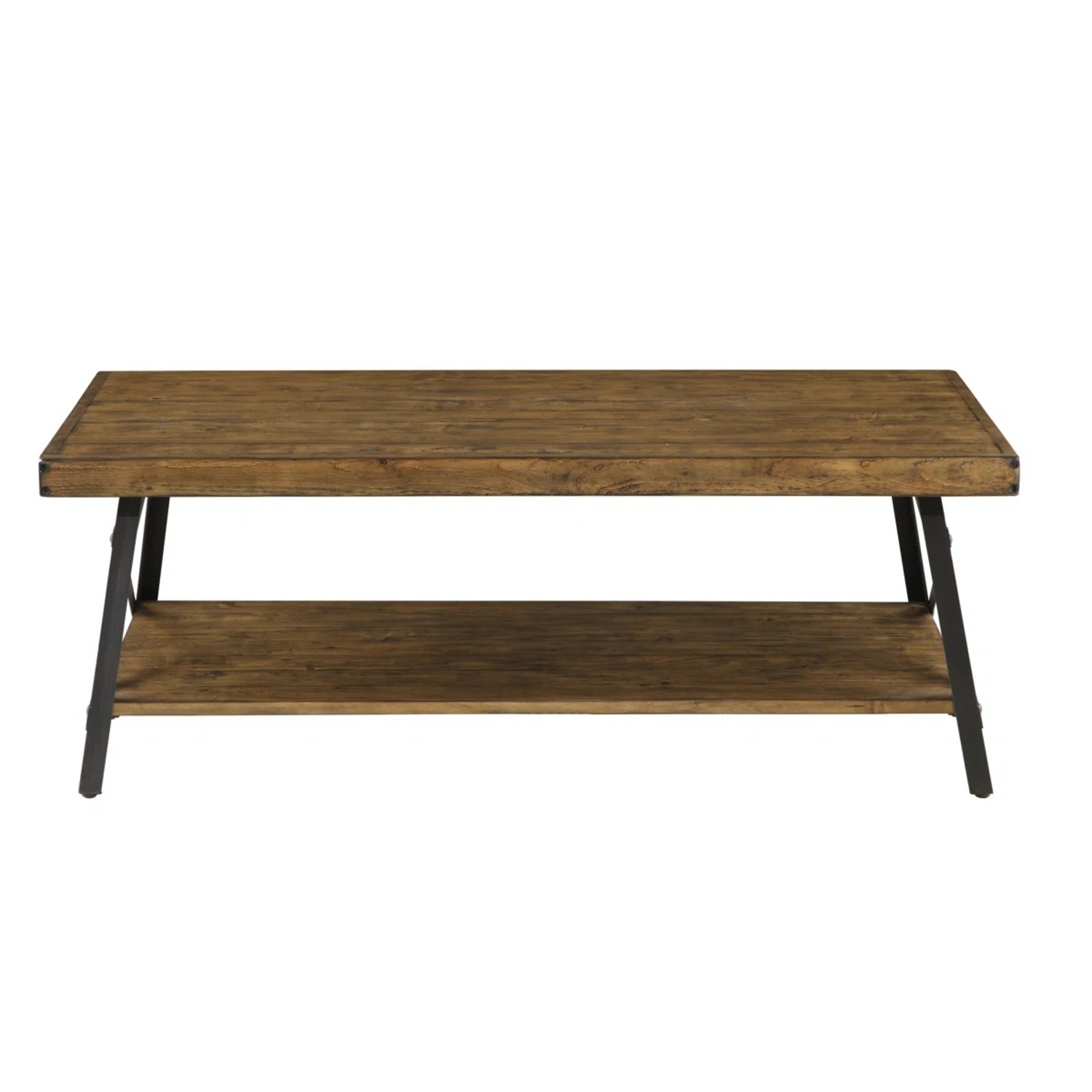 Sand & Stable Dark Brown Wood Coffee Table - image-5