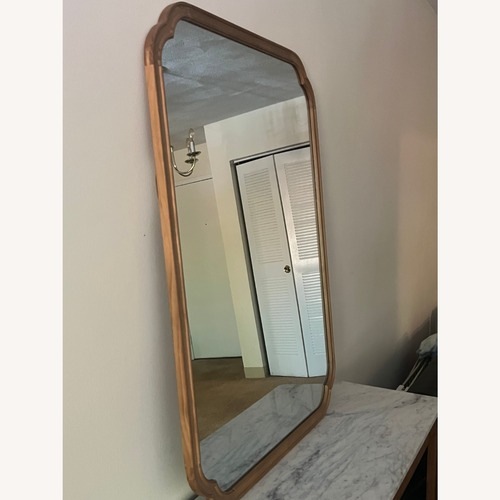 Used Marble Console Table & Mirror for sale on AptDeco