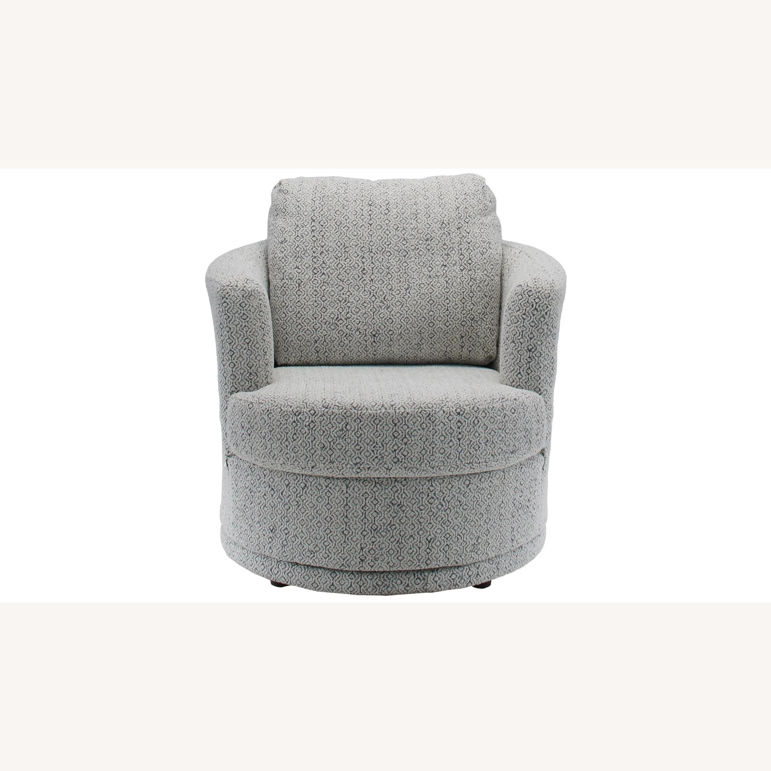Raymour & Flanigan Lulu Natural Swivel Armchair - image-5