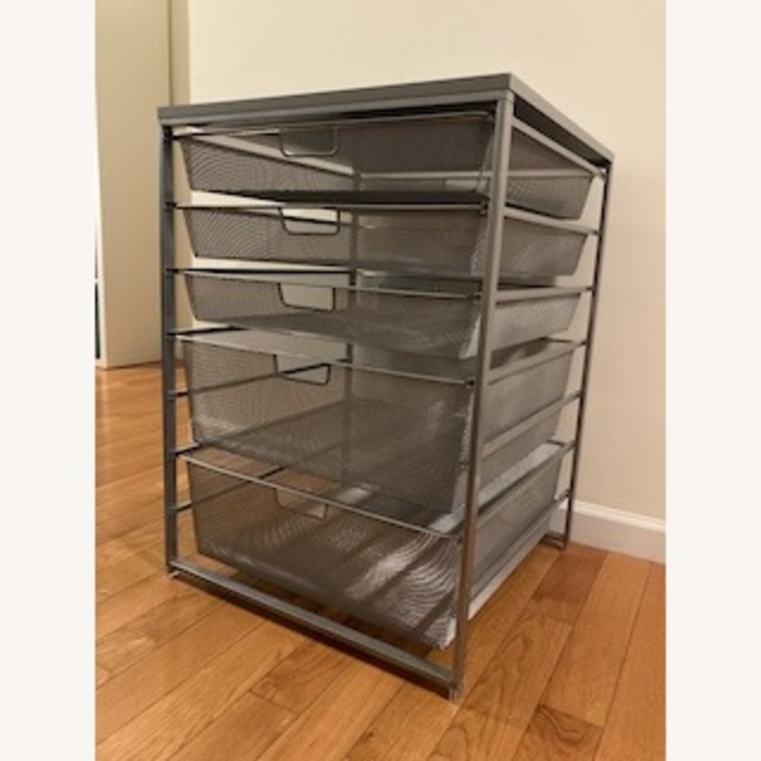Customized Elfa Wide Drawer Unit - Platinum - image-2