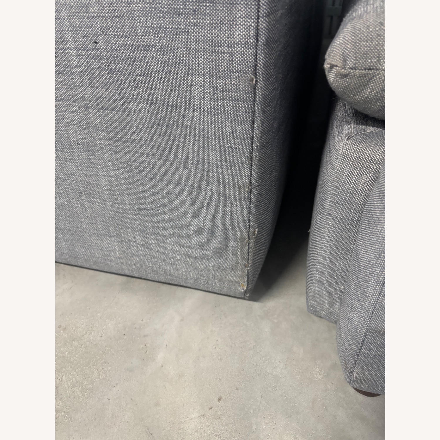 West Elm Shelter Light Gray 2 Piece Sectional - image-6