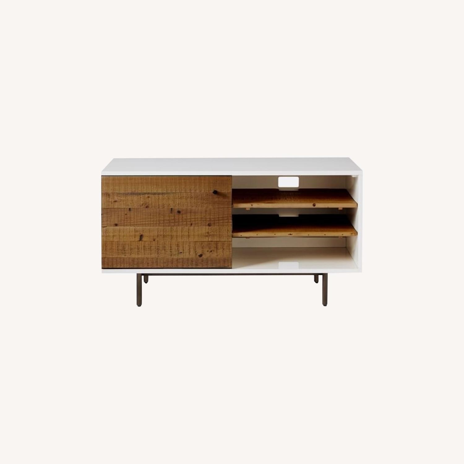 West Elm Reclaimed Wood + Lacquer Media Console (46") - image-4