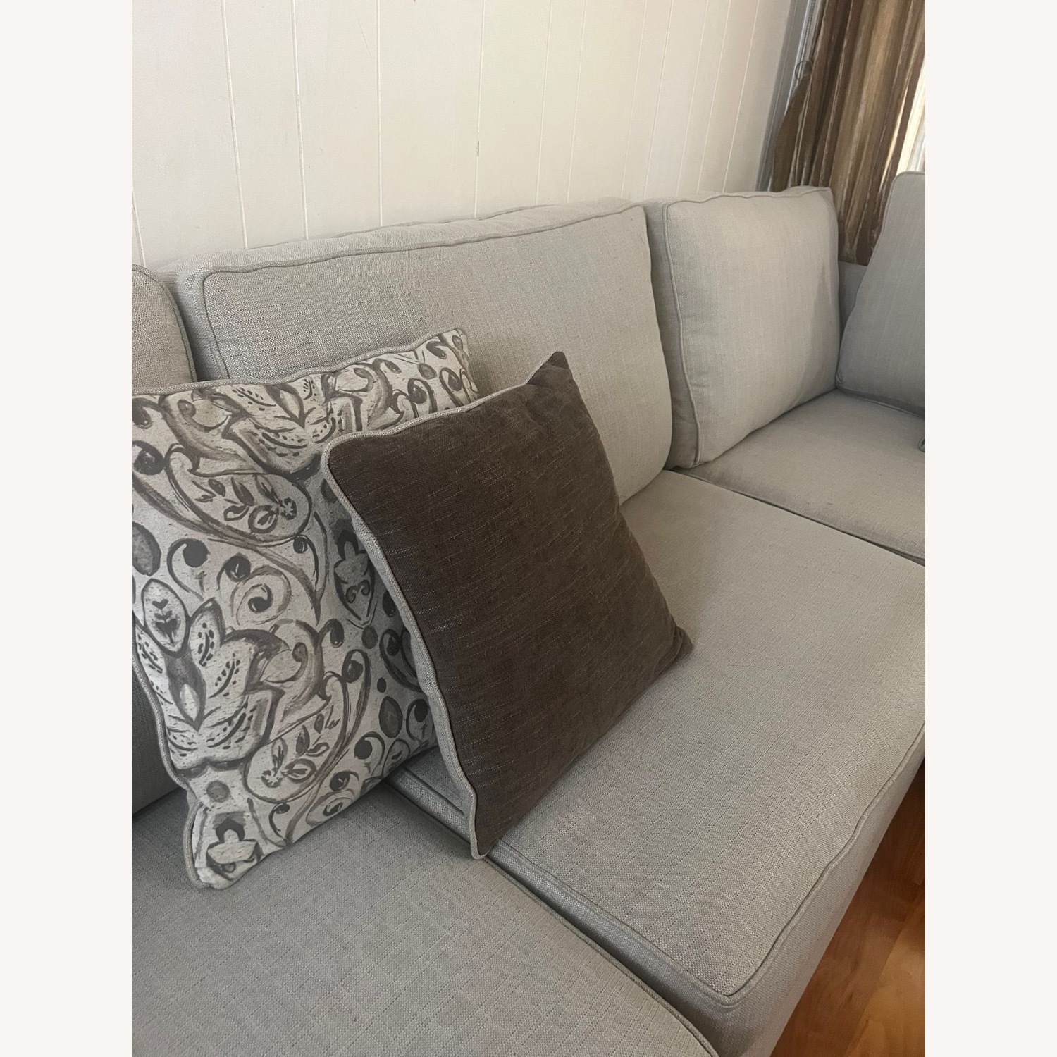Light Gray Fabric 2 Piece Sectional - image-5