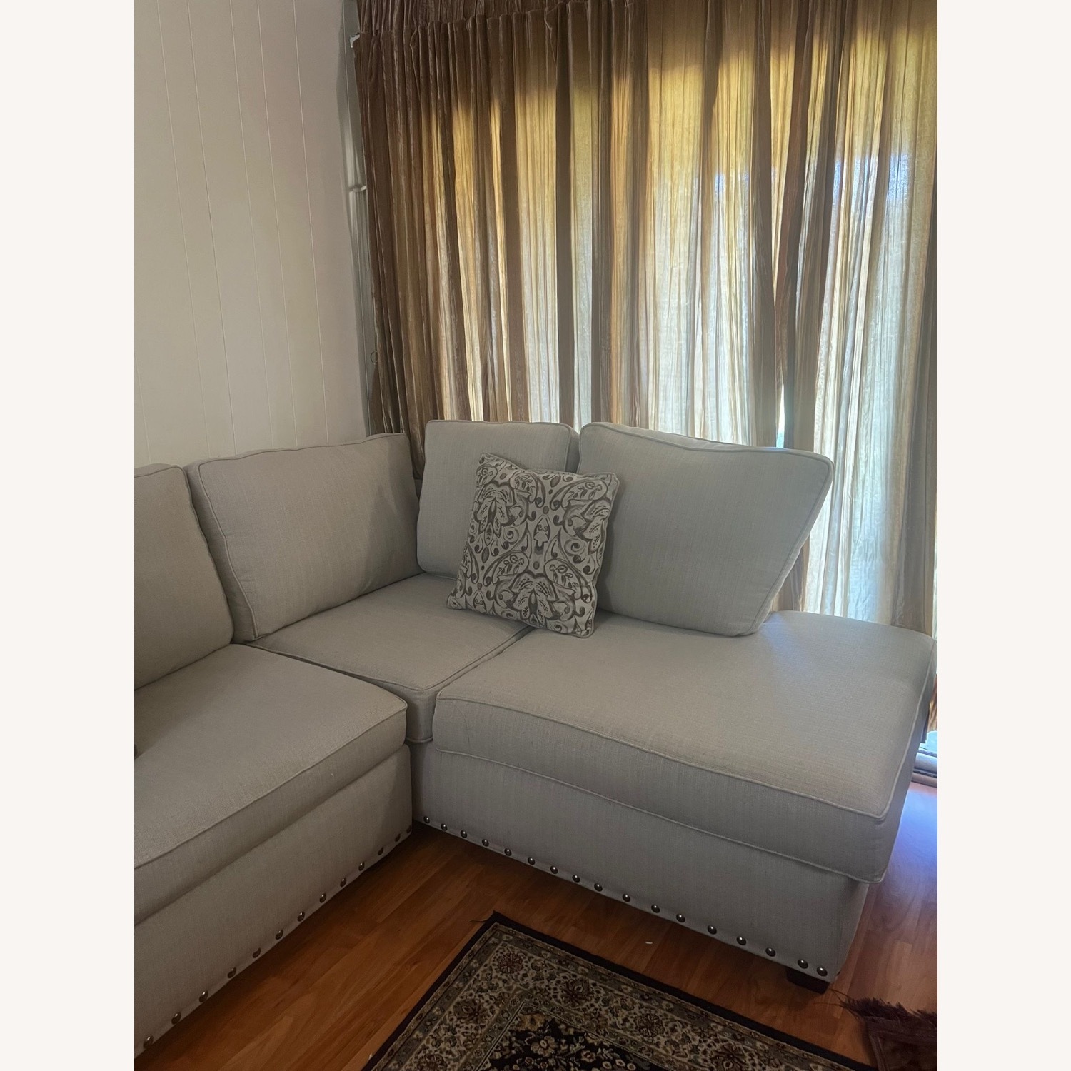 Light Gray Fabric 2 Piece Sectional - image-10