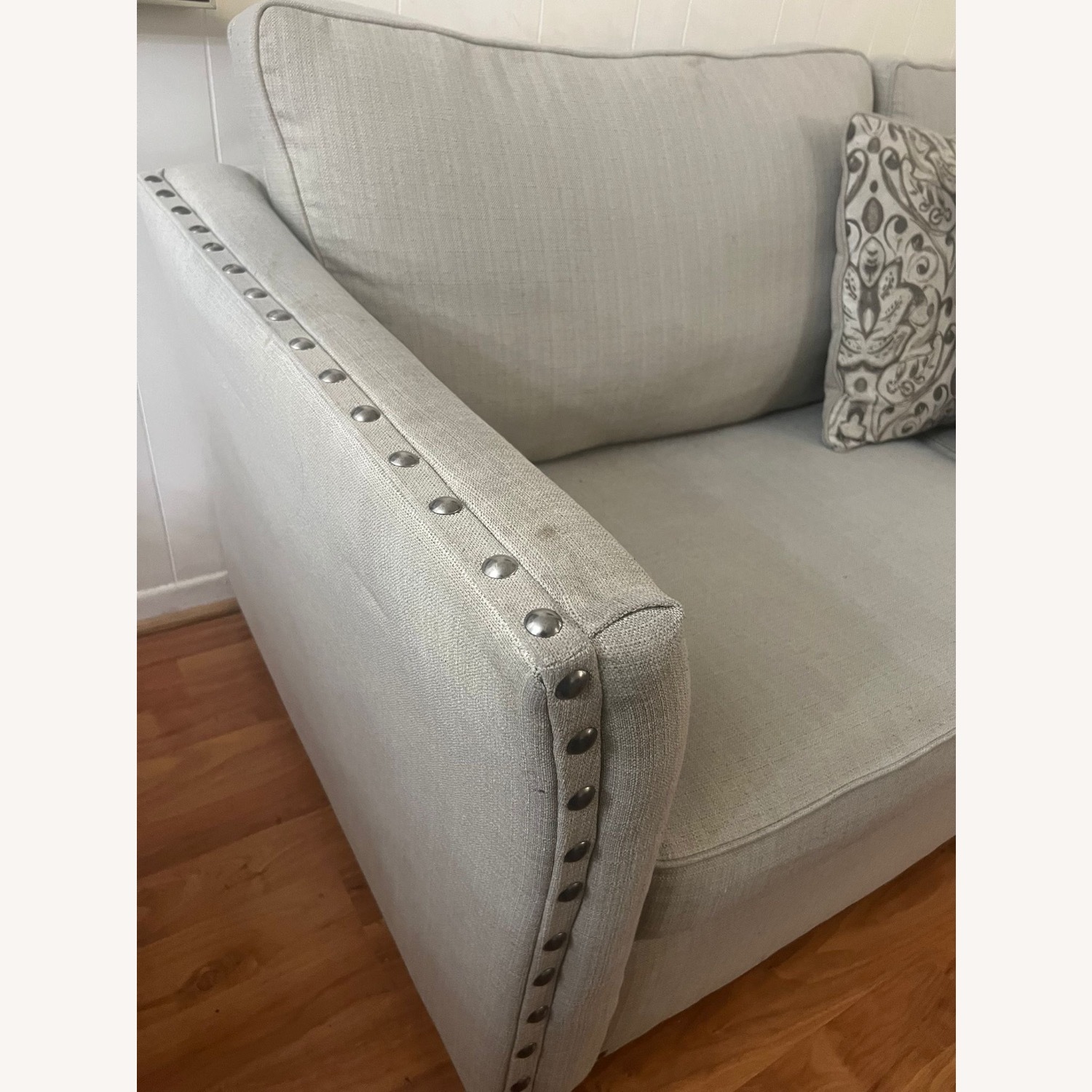 Light Gray Fabric 2 Piece Sectional - image-4