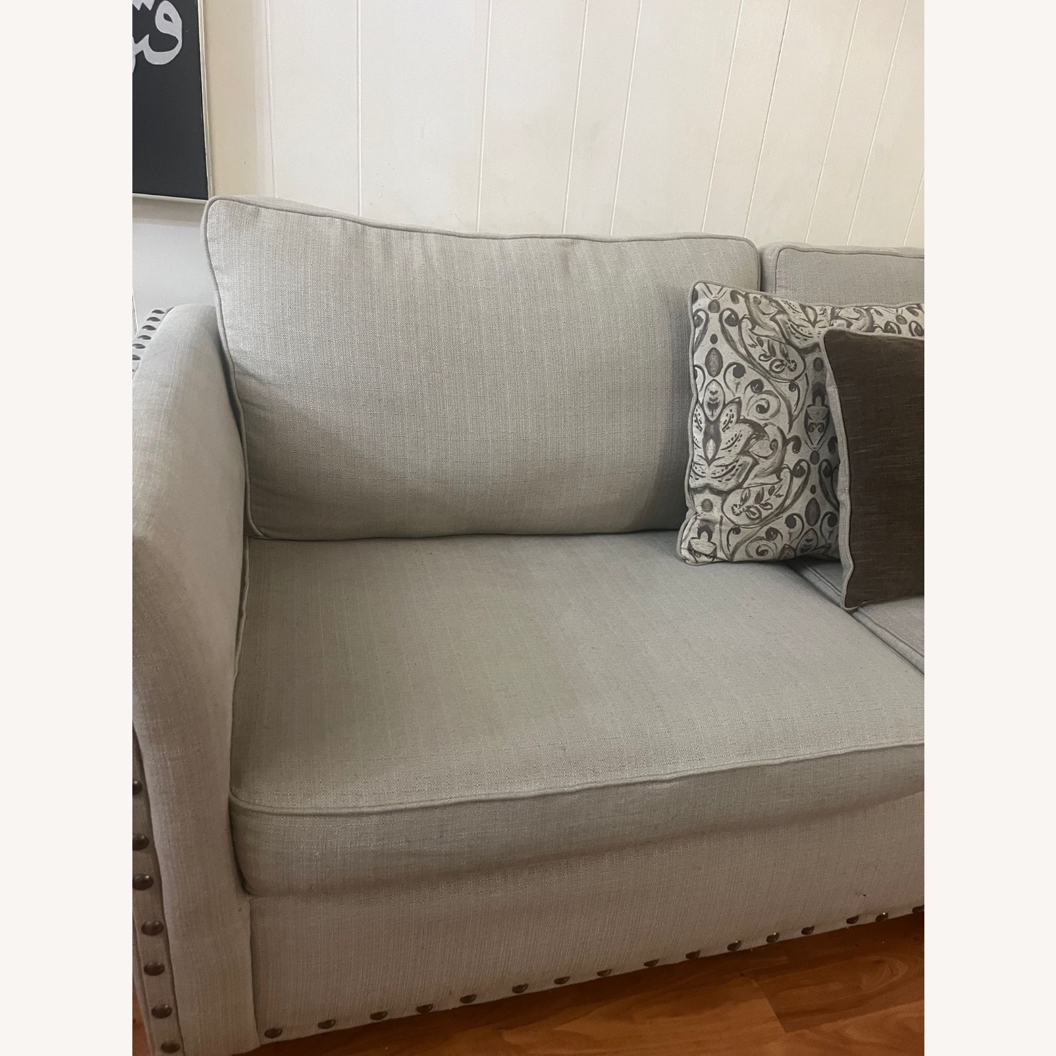 Light Gray Fabric 2 Piece Sectional - image-8