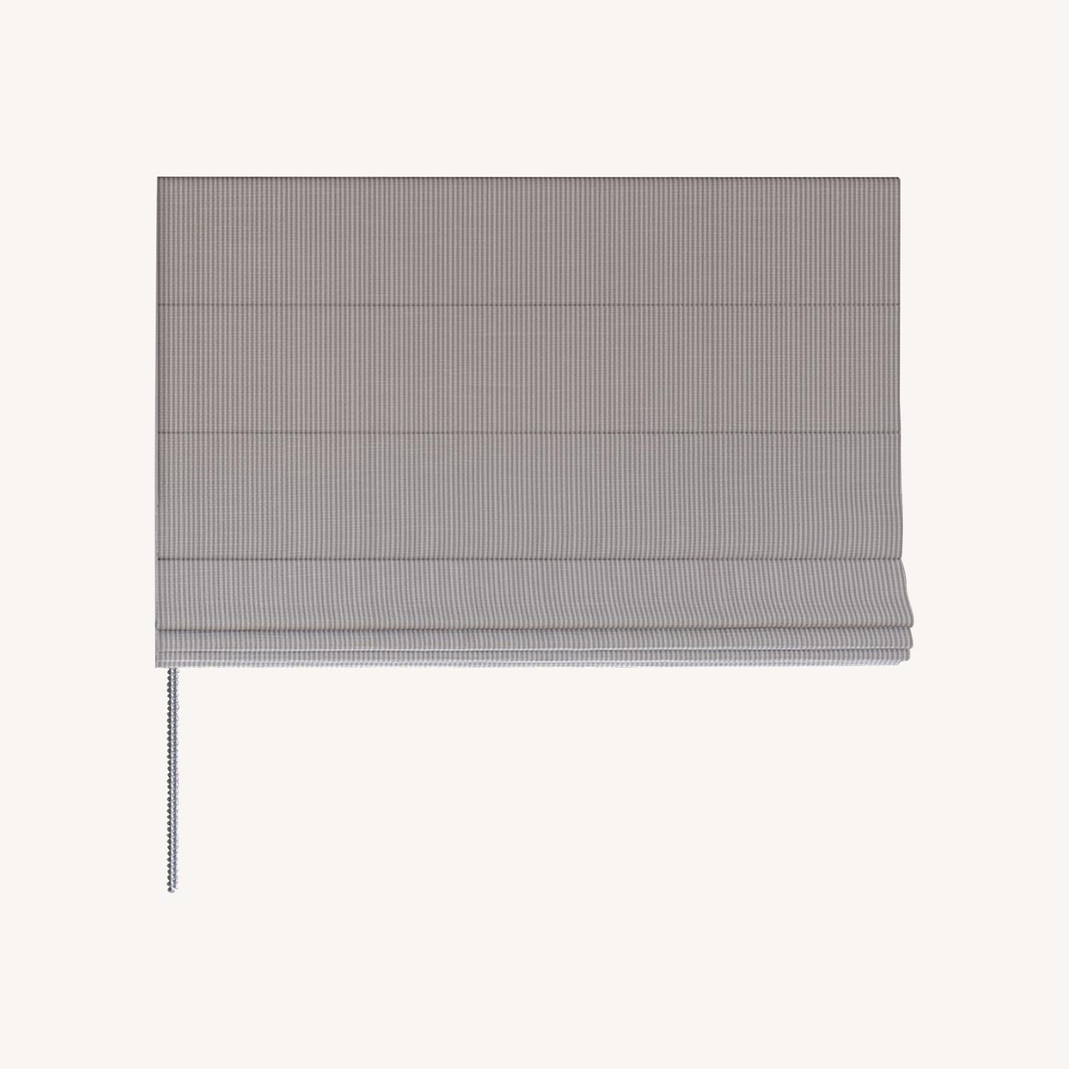 White Cotton Curtain - image-0