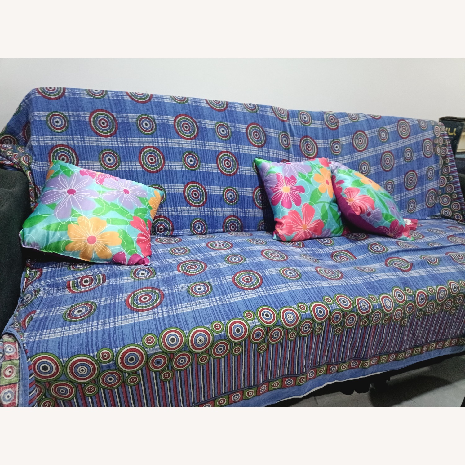 3 Seater Sofa Cum Bed in Light Gray Color - image-4