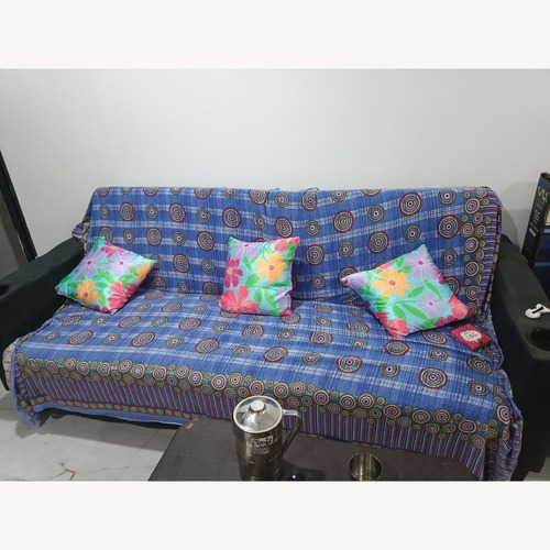 Used 3 Seater Sofa Cum Bed in Light Gray Color for sale on AptDeco