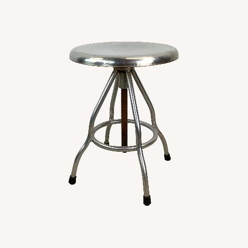 Used Industrial Modern Steel Swivel Stool for sale on AptDeco