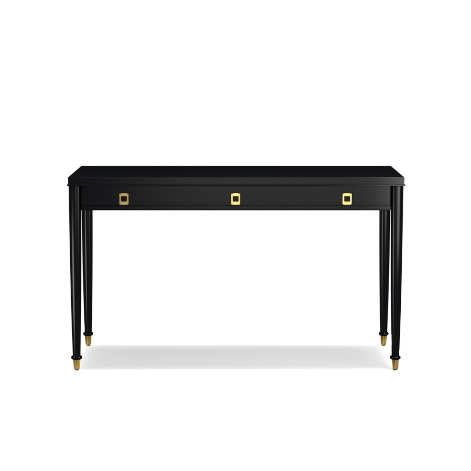 Williams-Sonoma Lacourte Black Wood Desk - image-7