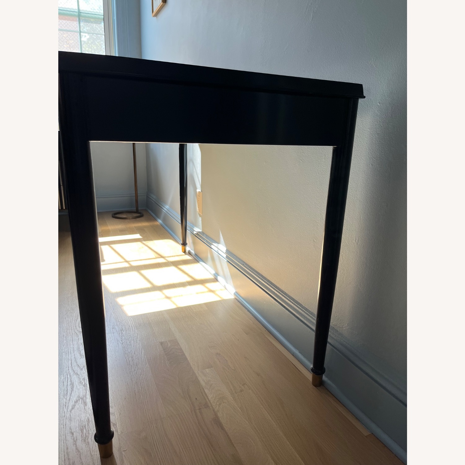 Williams-Sonoma Lacourte Black Wood Desk - image-3