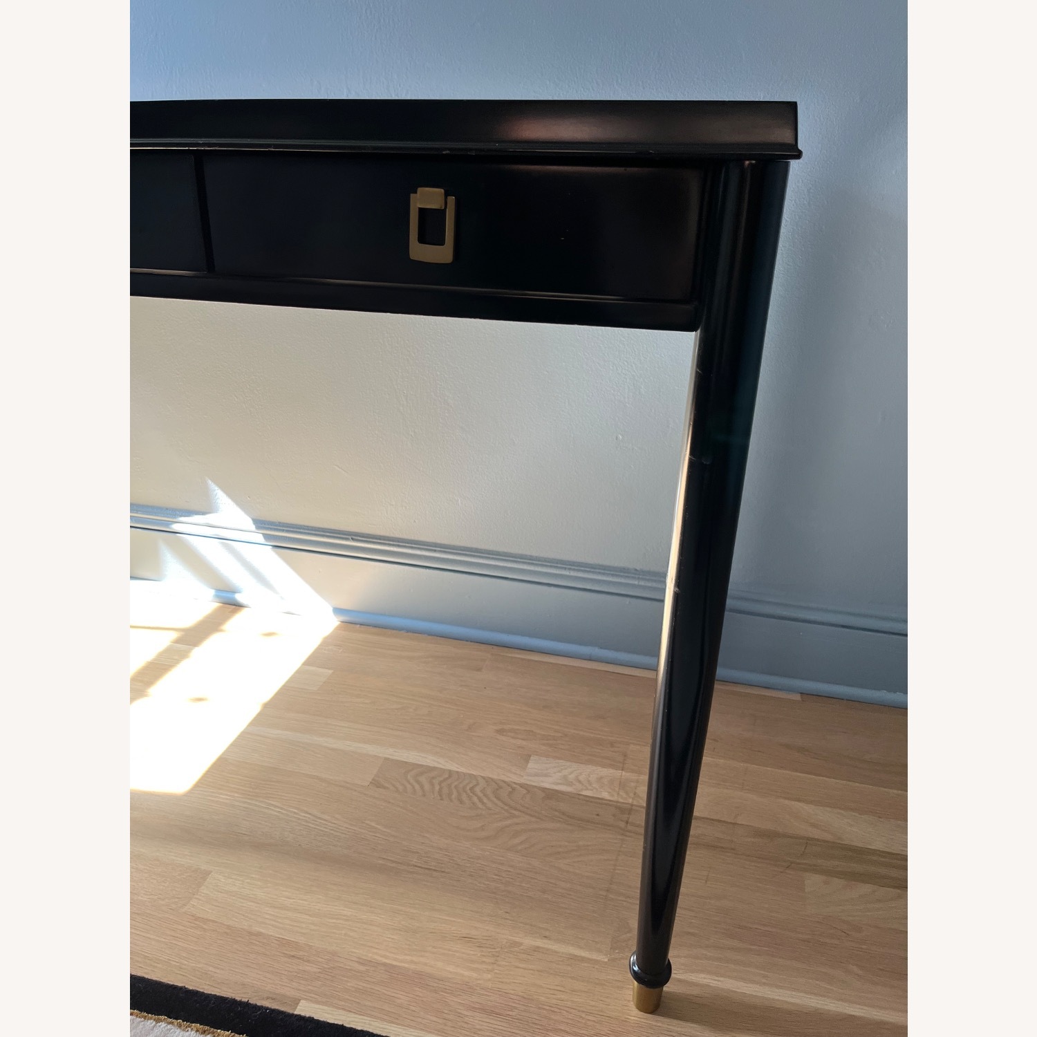 Williams-Sonoma Lacourte Black Wood Desk - image-5