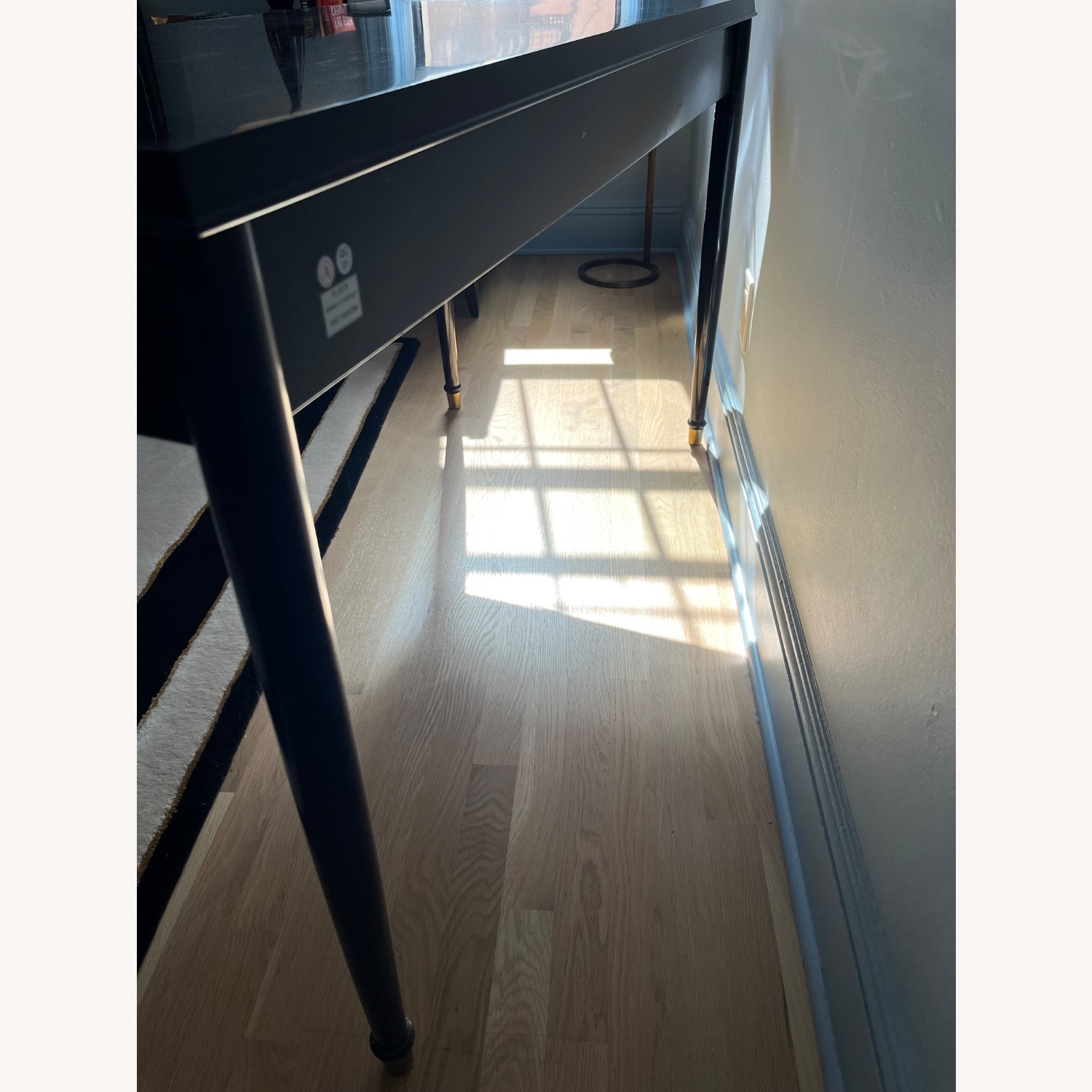 Williams-Sonoma Lacourte Black Wood Desk - image-6