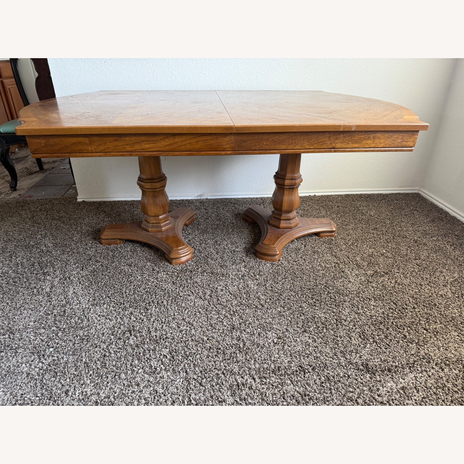 Vintage/Antique Finds Light Brown Dining Table - image-4