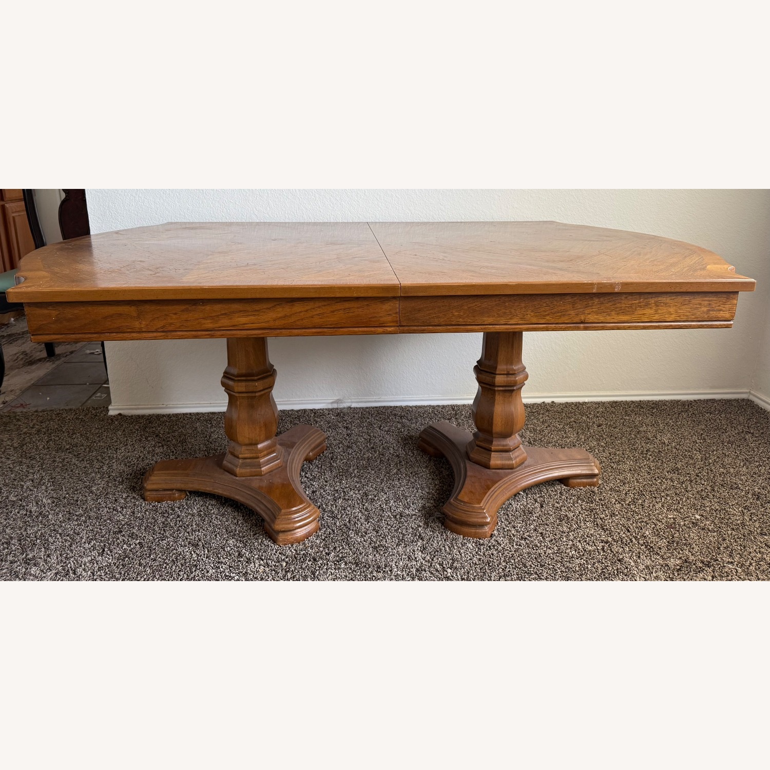 Vintage/Antique Finds Light Brown Dining Table - image-3
