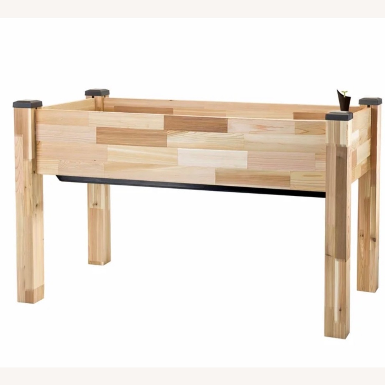 Cedar Craft Natural Wood Planter - image-3
