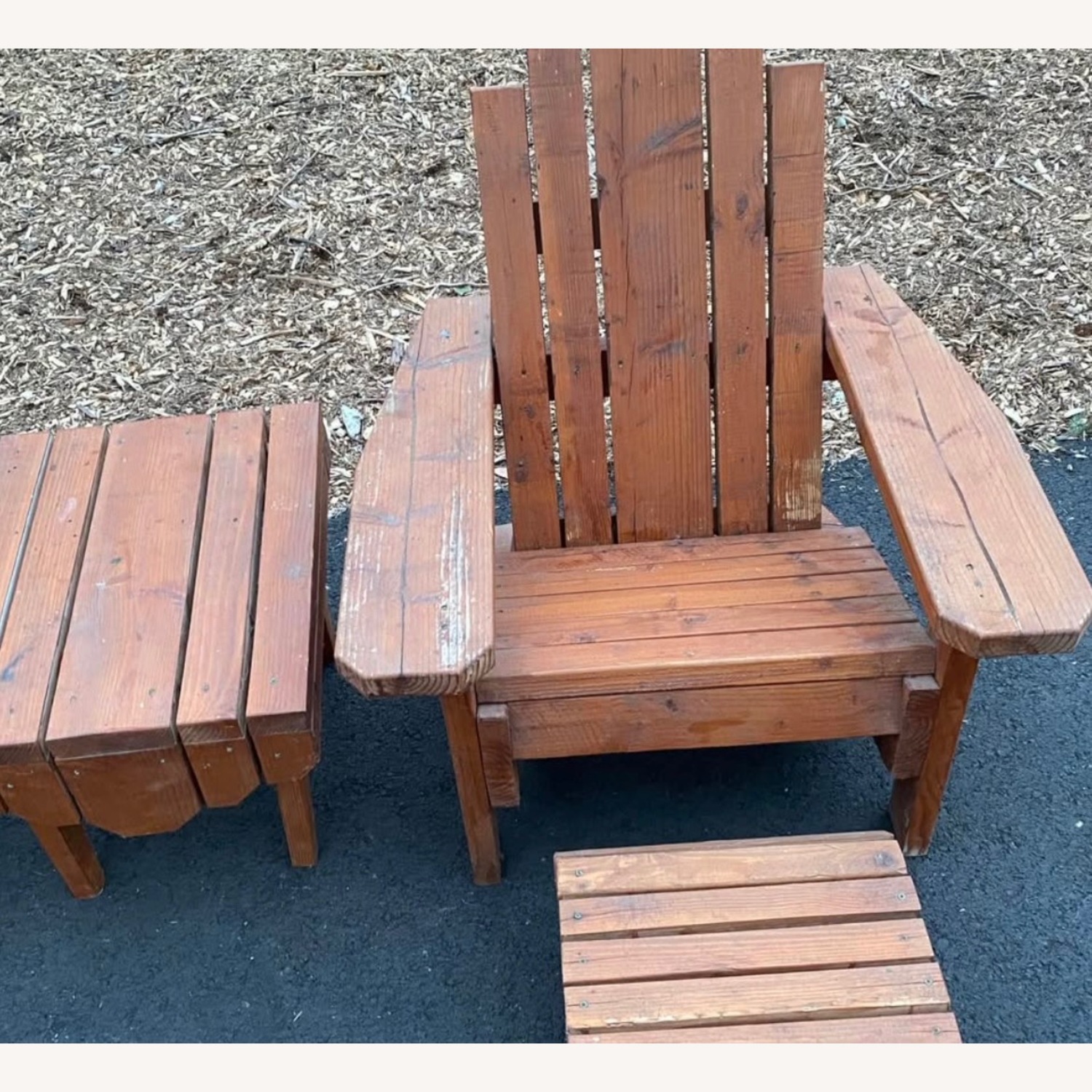 Handmade Fir Adirondack Chair Set - image-1
