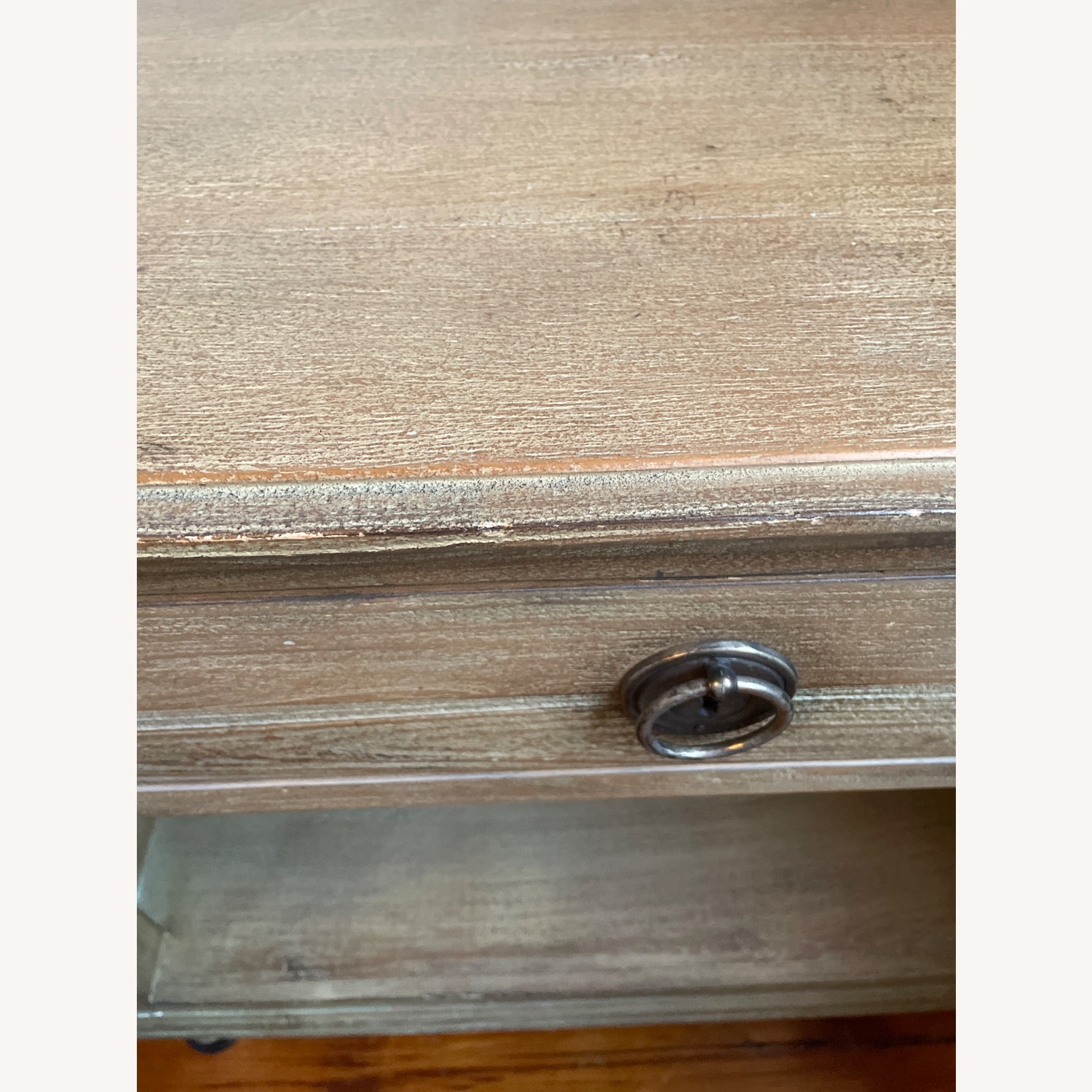 Restoration Hardware Natural Wood Side Table - image-3