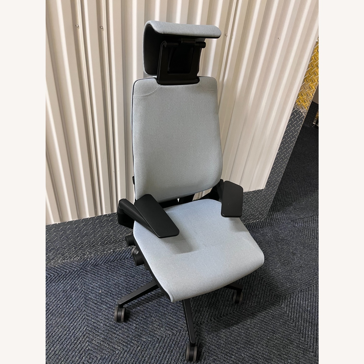 Steelcase Gesture Blue Fabric Office Chair - image-7