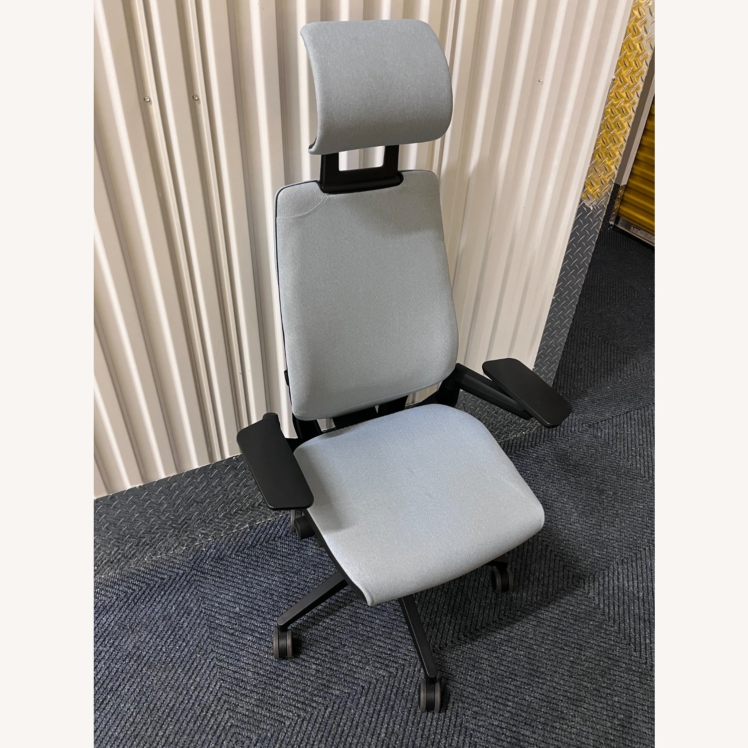 Steelcase Gesture Blue Fabric Office Chair - image-8