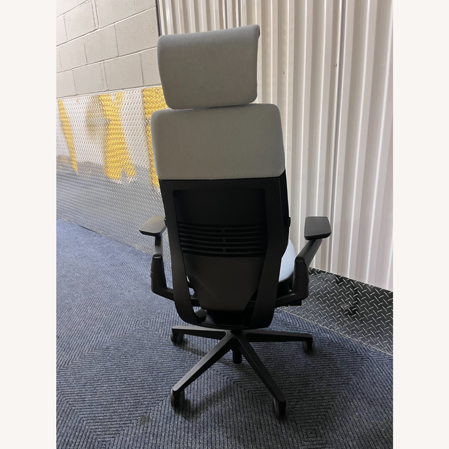 Steelcase Gesture Blue Fabric Office Chair - image-6