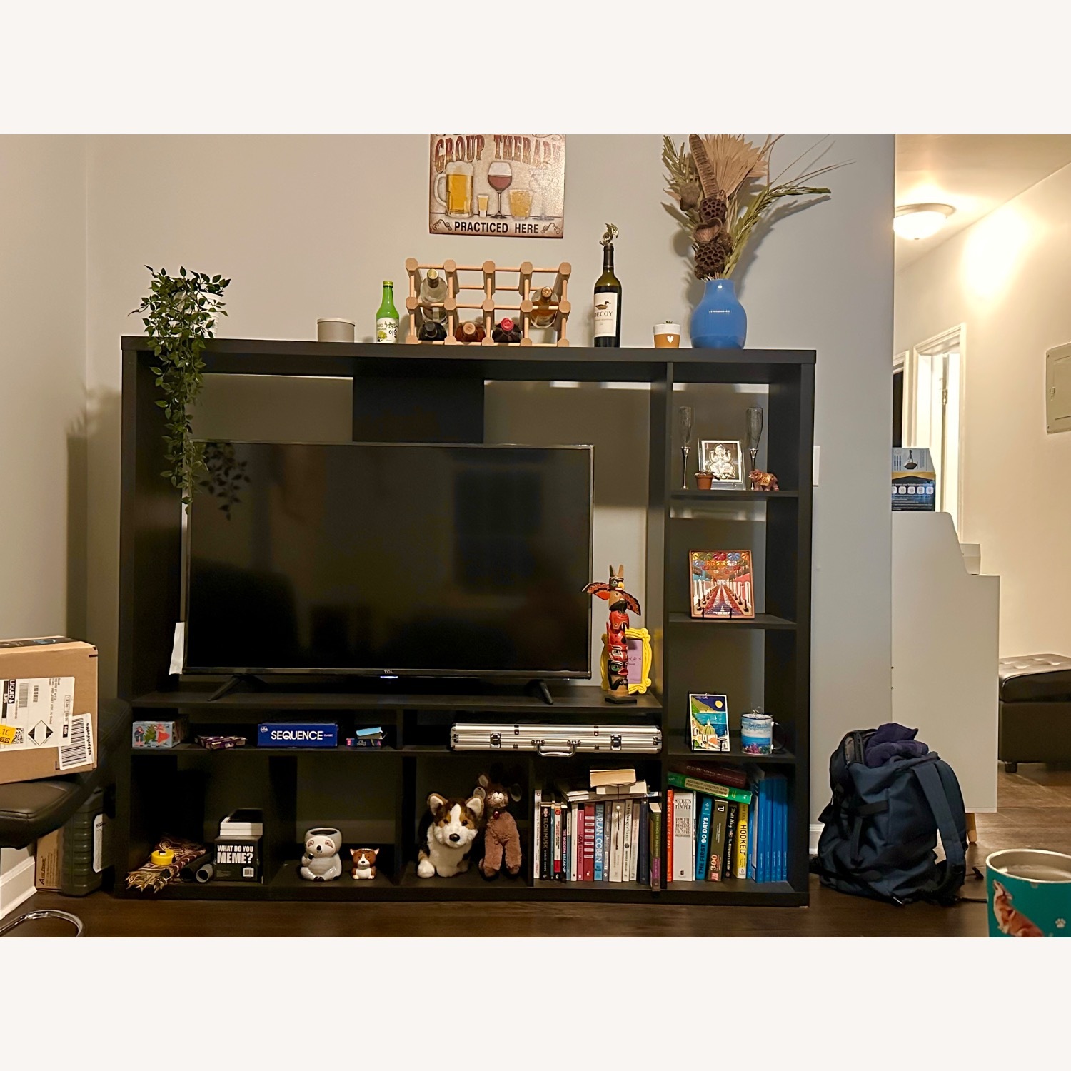 IKEA Lappland Black Media Storage - image-1