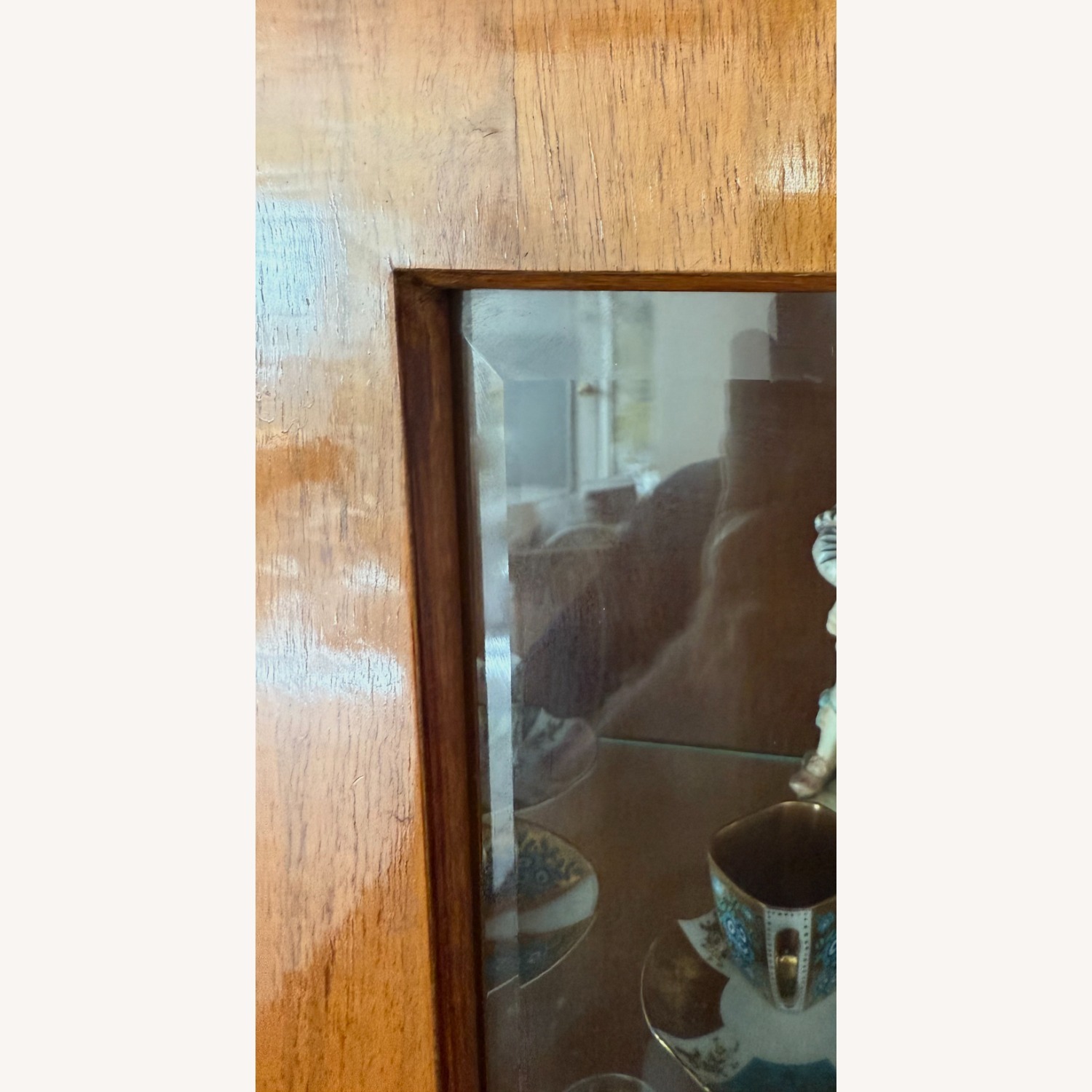 Light Brown Wood Armoire - image-8