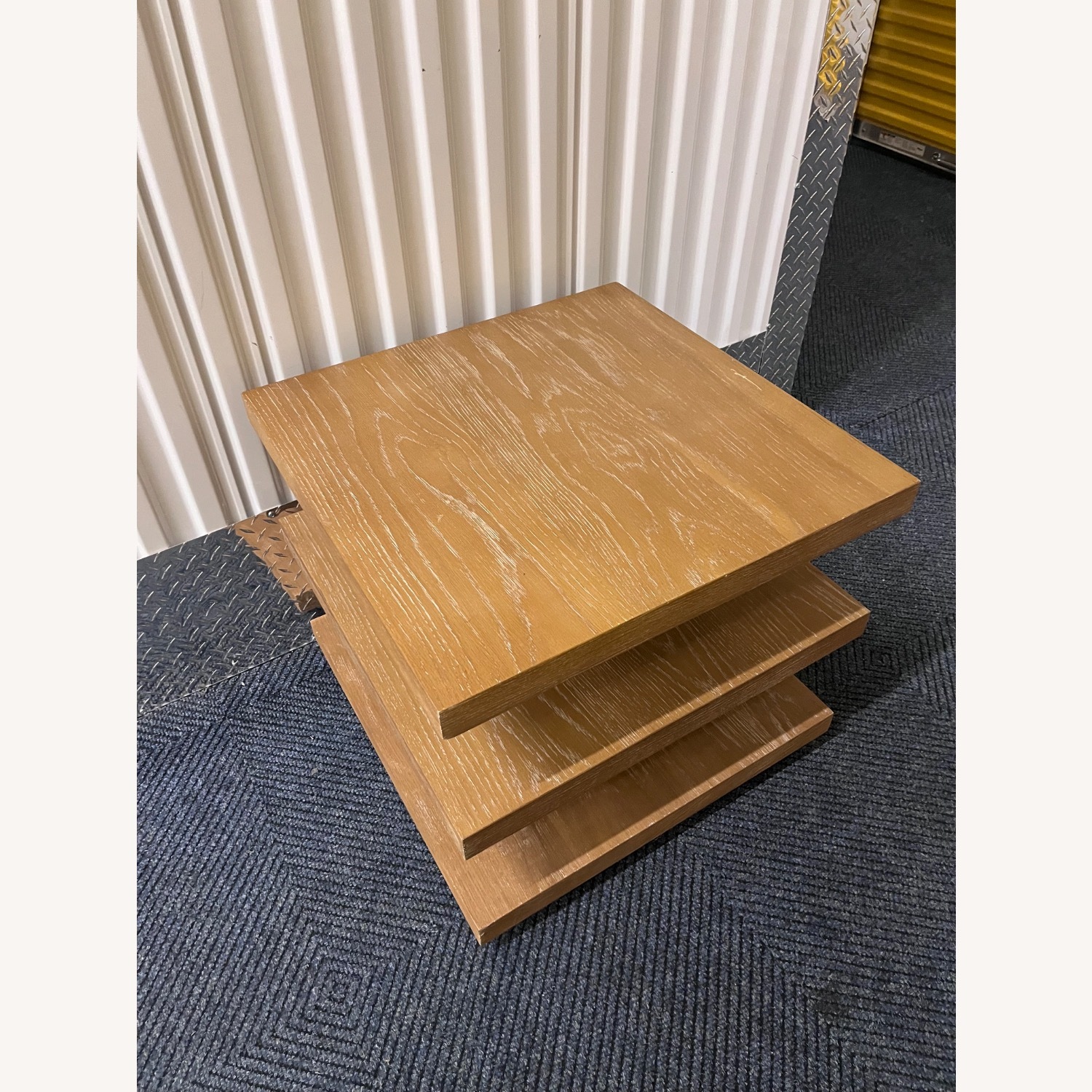 CB2 VUUE Pile Wood Tired Side Table - image-4