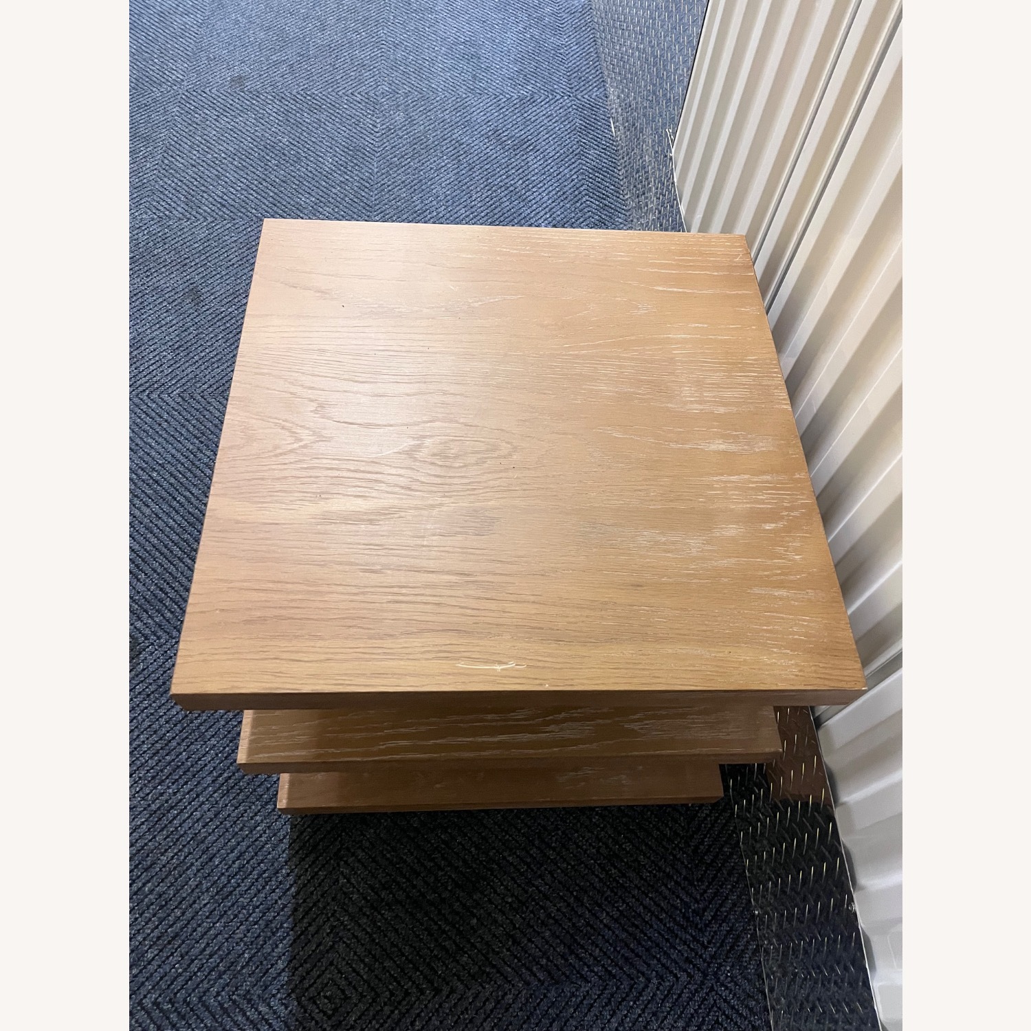 CB2 VUUE Pile Wood Tired Side Table - image-3