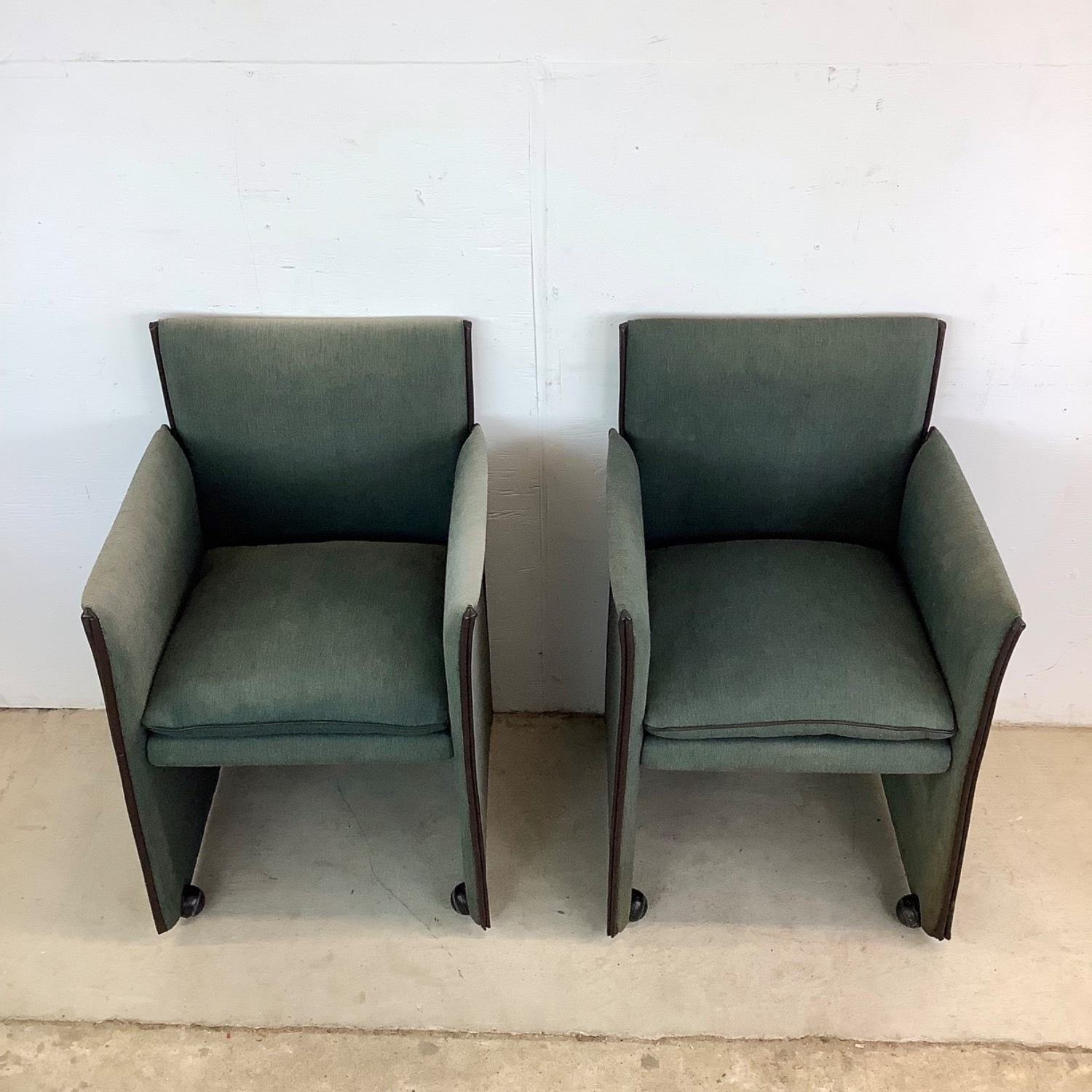Pair Vintage Modern Armchairs - image-2