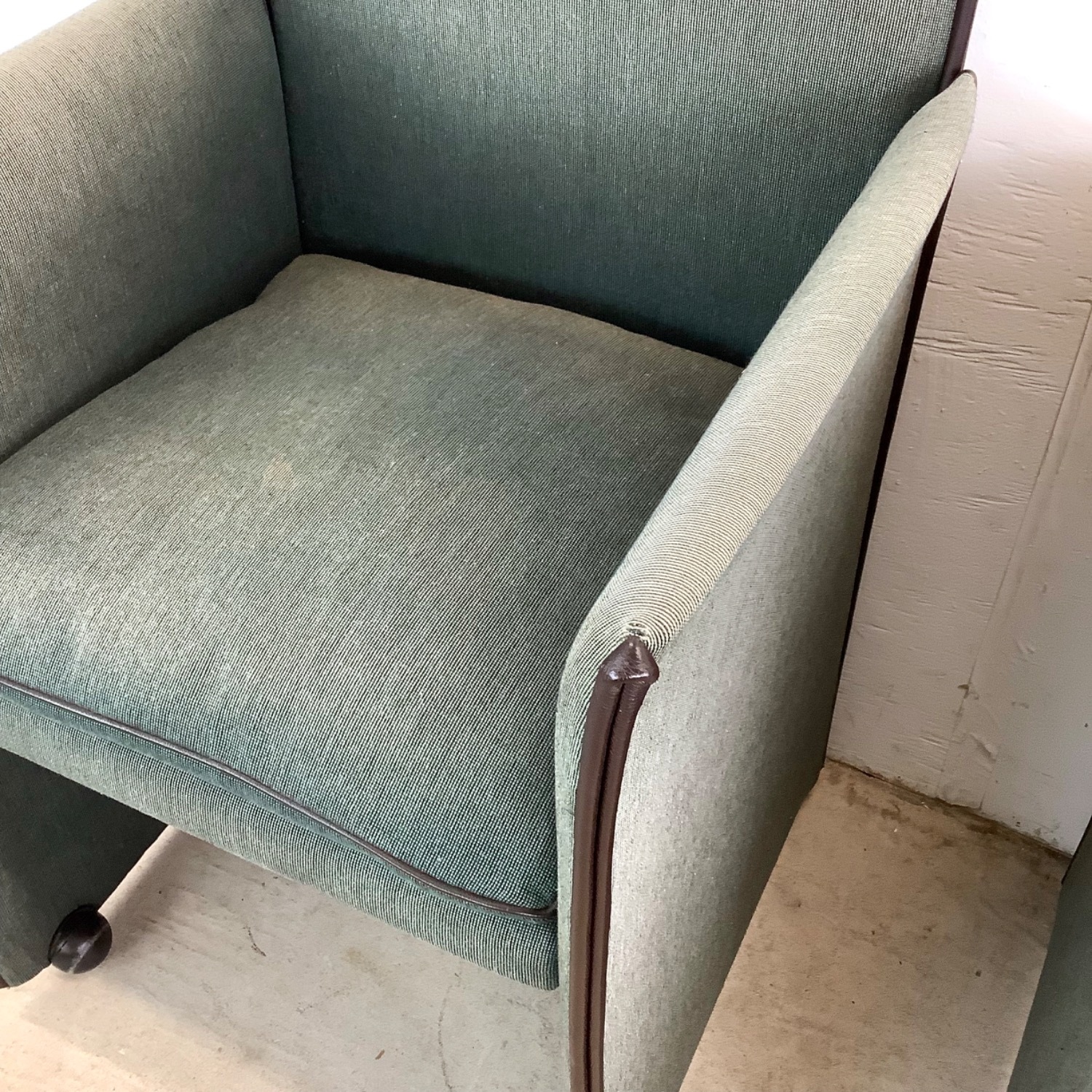 Pair Vintage Modern Armchairs - image-17