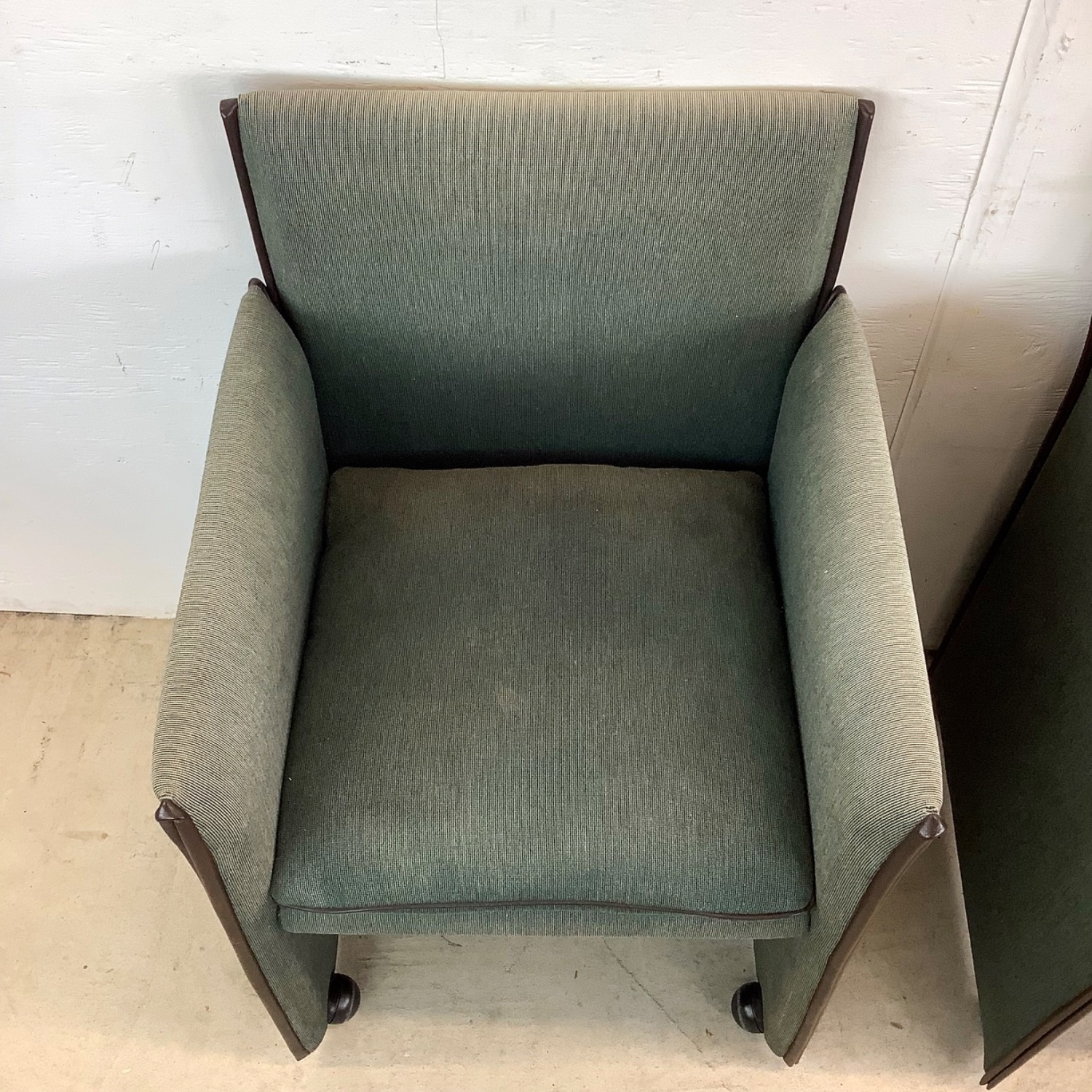 Pair Vintage Modern Armchairs - image-16