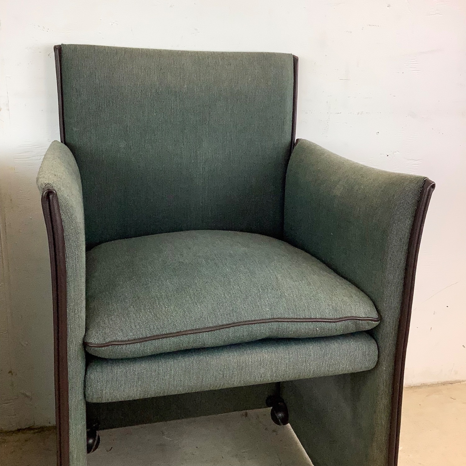 Pair Vintage Modern Armchairs - image-14