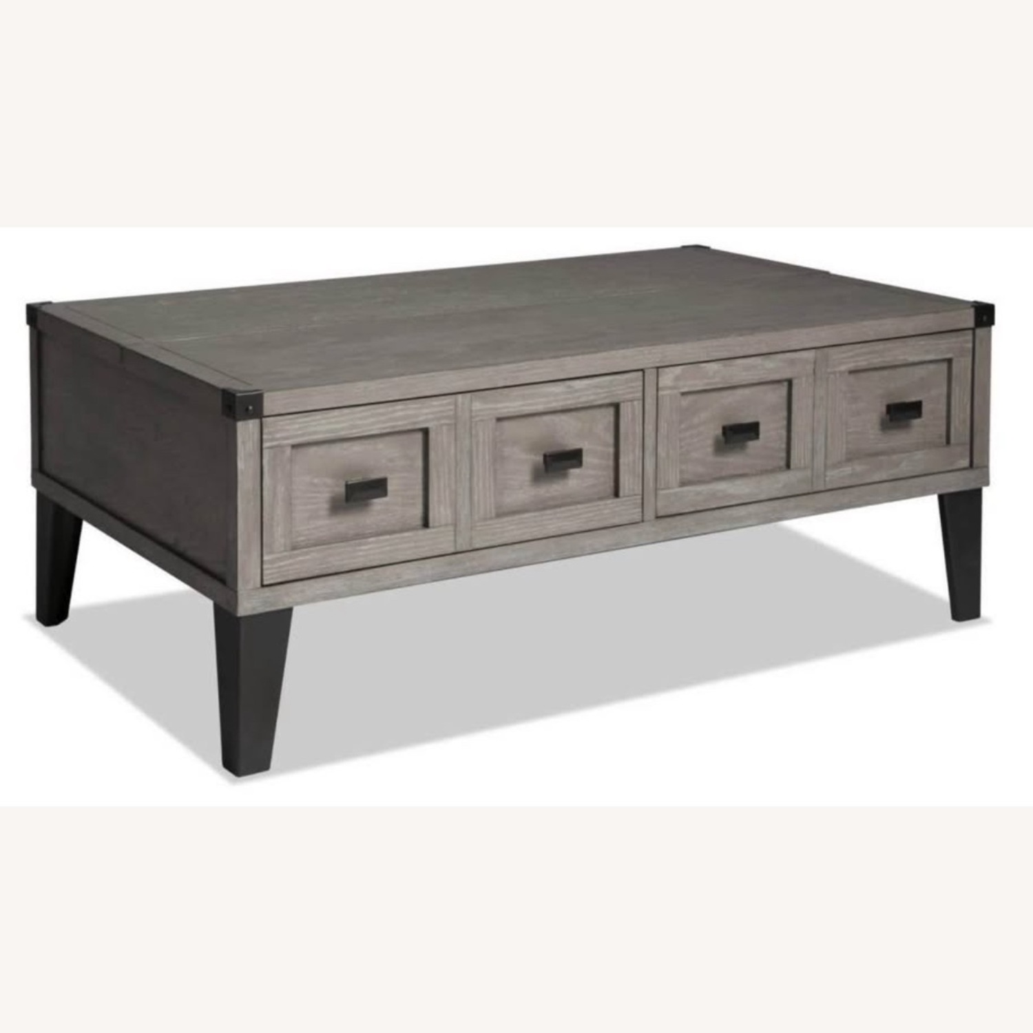 Bob's Discount Furniture Wentworth Light Gray Coffee Table - image-2