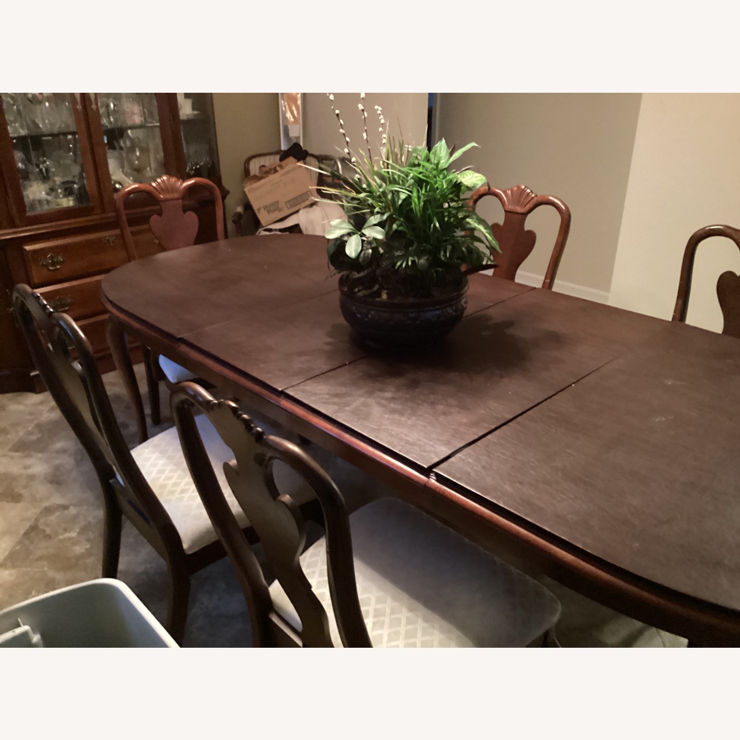 Vintage Dining Room Table and Chairs - image-2