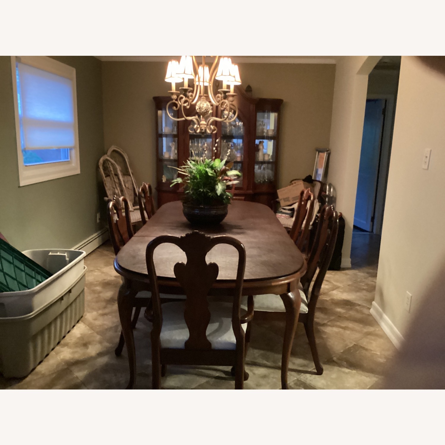 Vintage Dining Room Table and Chairs - image-1