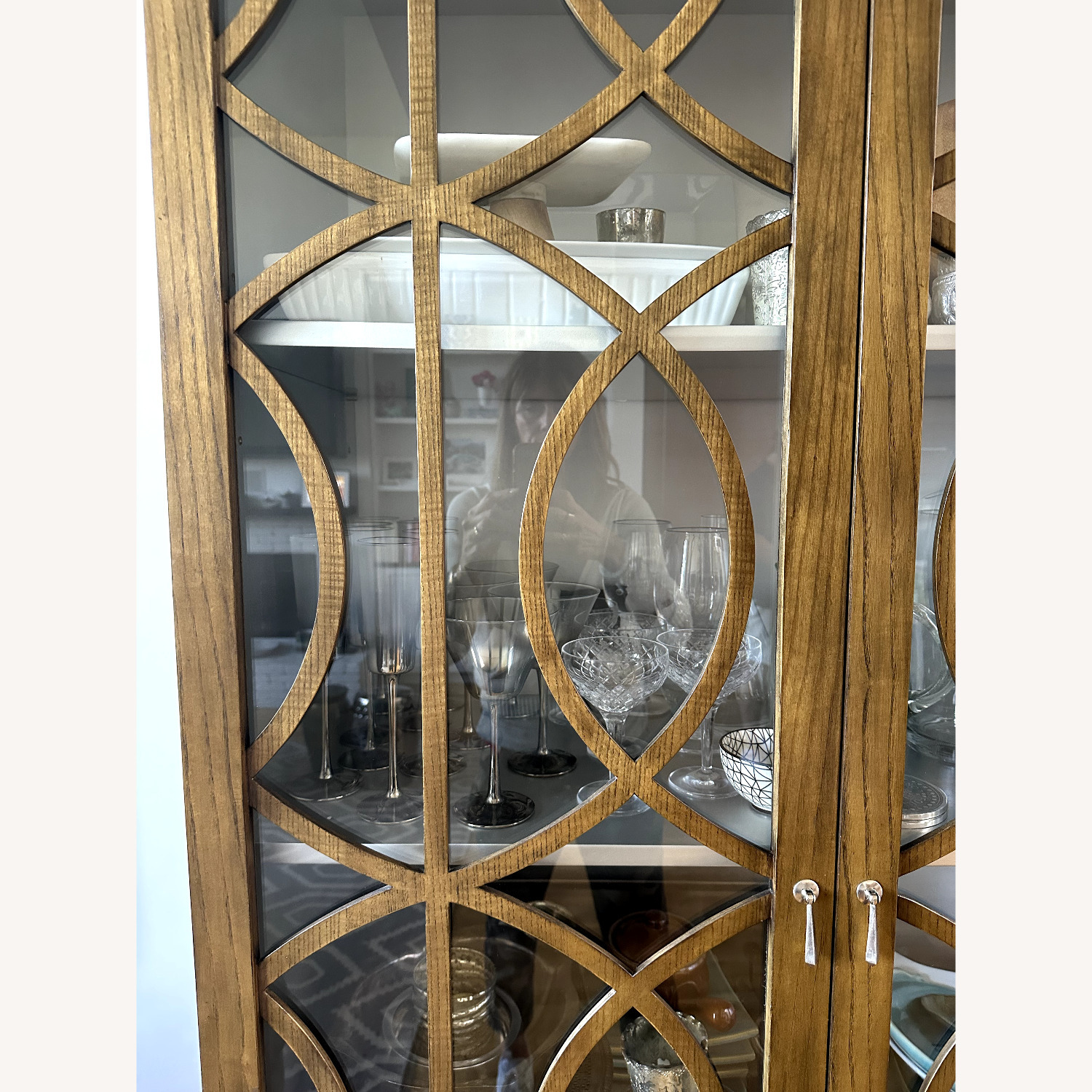 Ballard Designs Light Brown Sideboard - image-4