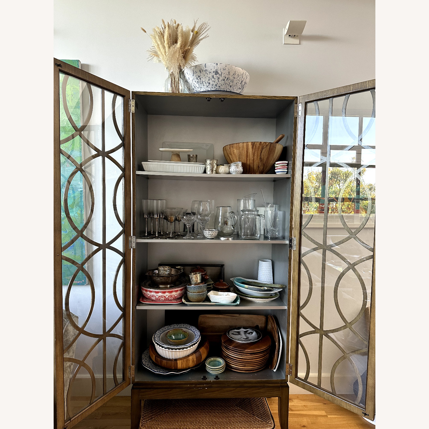 Ballard Designs Light Brown Sideboard - image-3