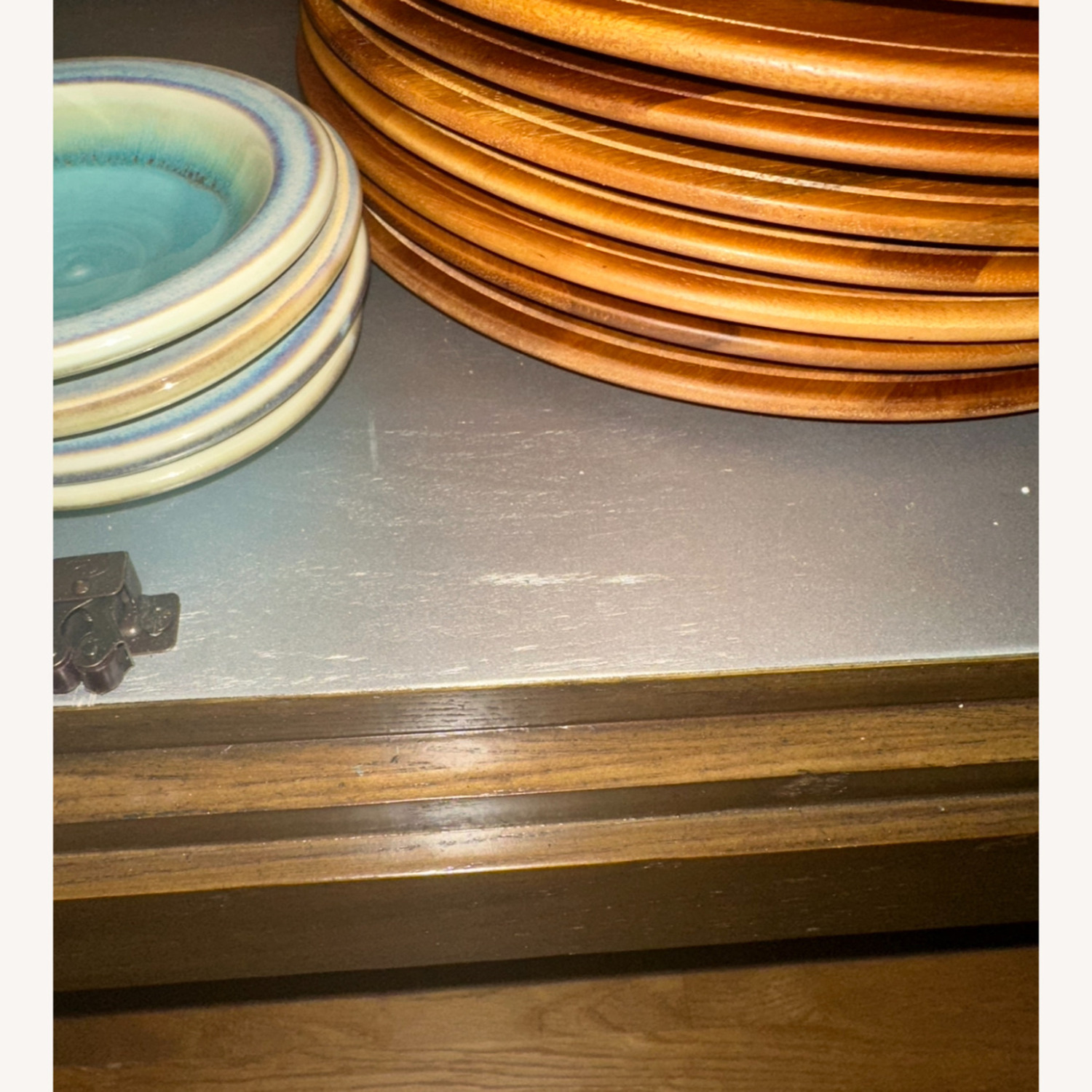 Ballard Designs Light Brown Sideboard - image-7