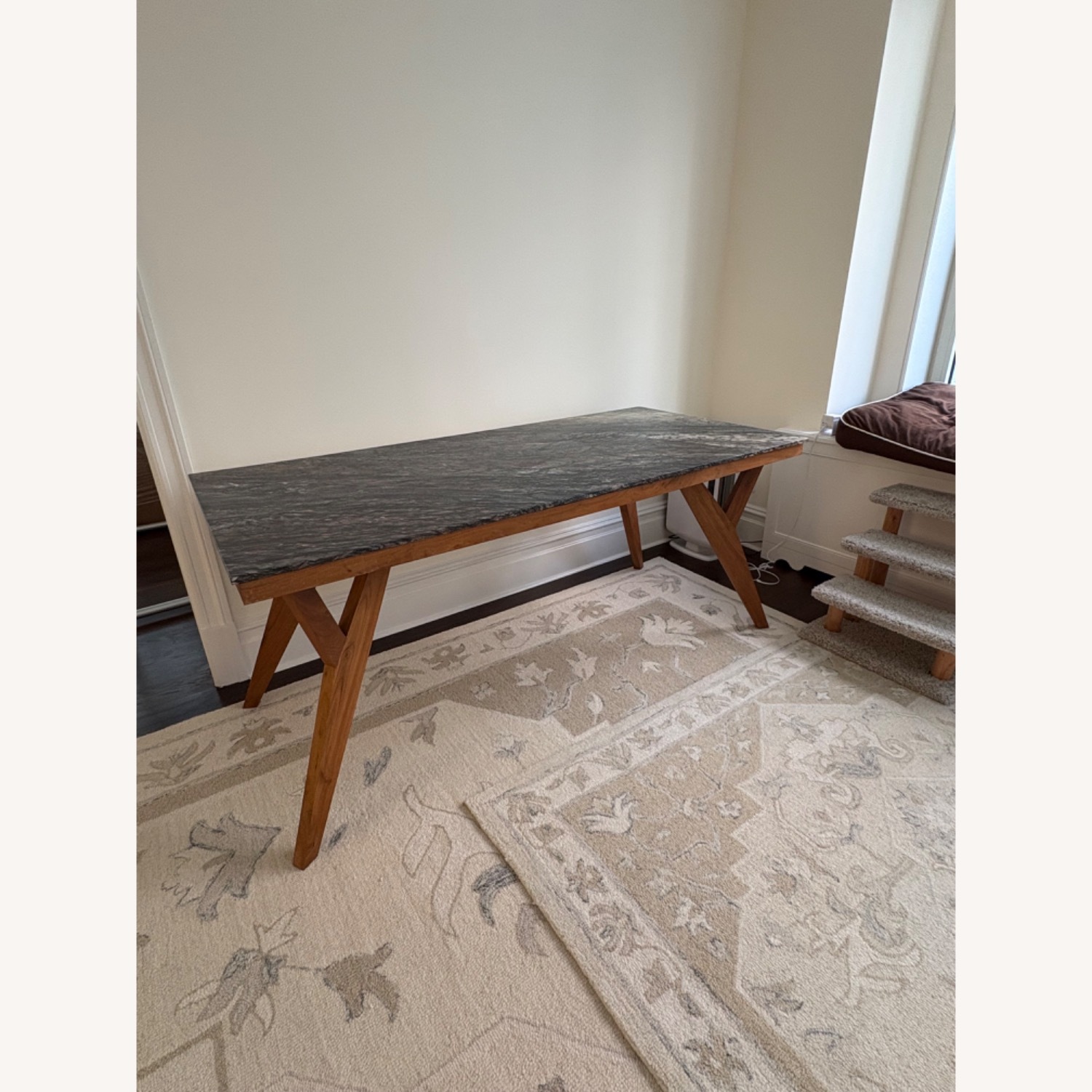 Organic Modernism Karlo Black Marble Dining Table - image-4