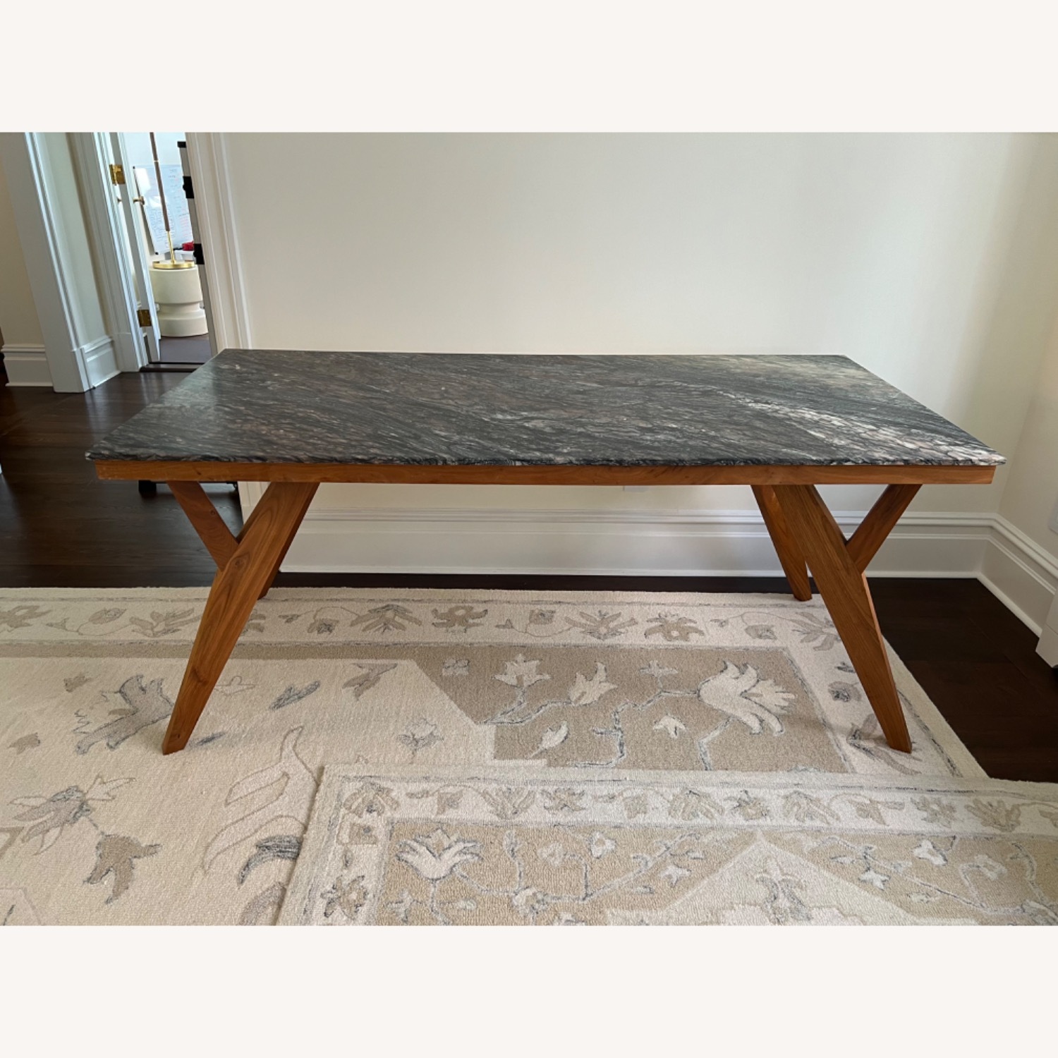 Organic Modernism Karlo Black Marble Dining Table - image-6