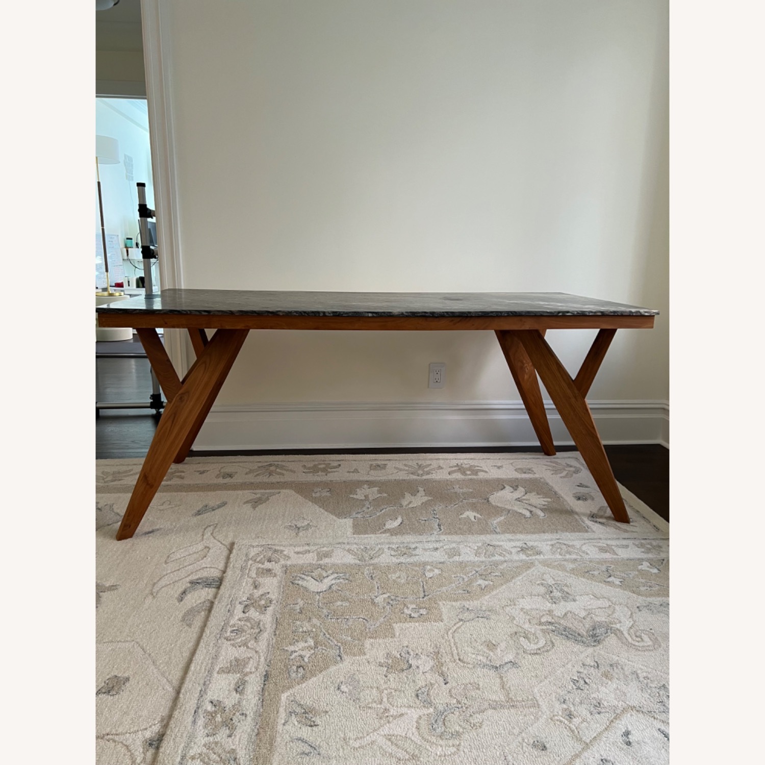 Organic Modernism Karlo Black Marble Dining Table - image-7