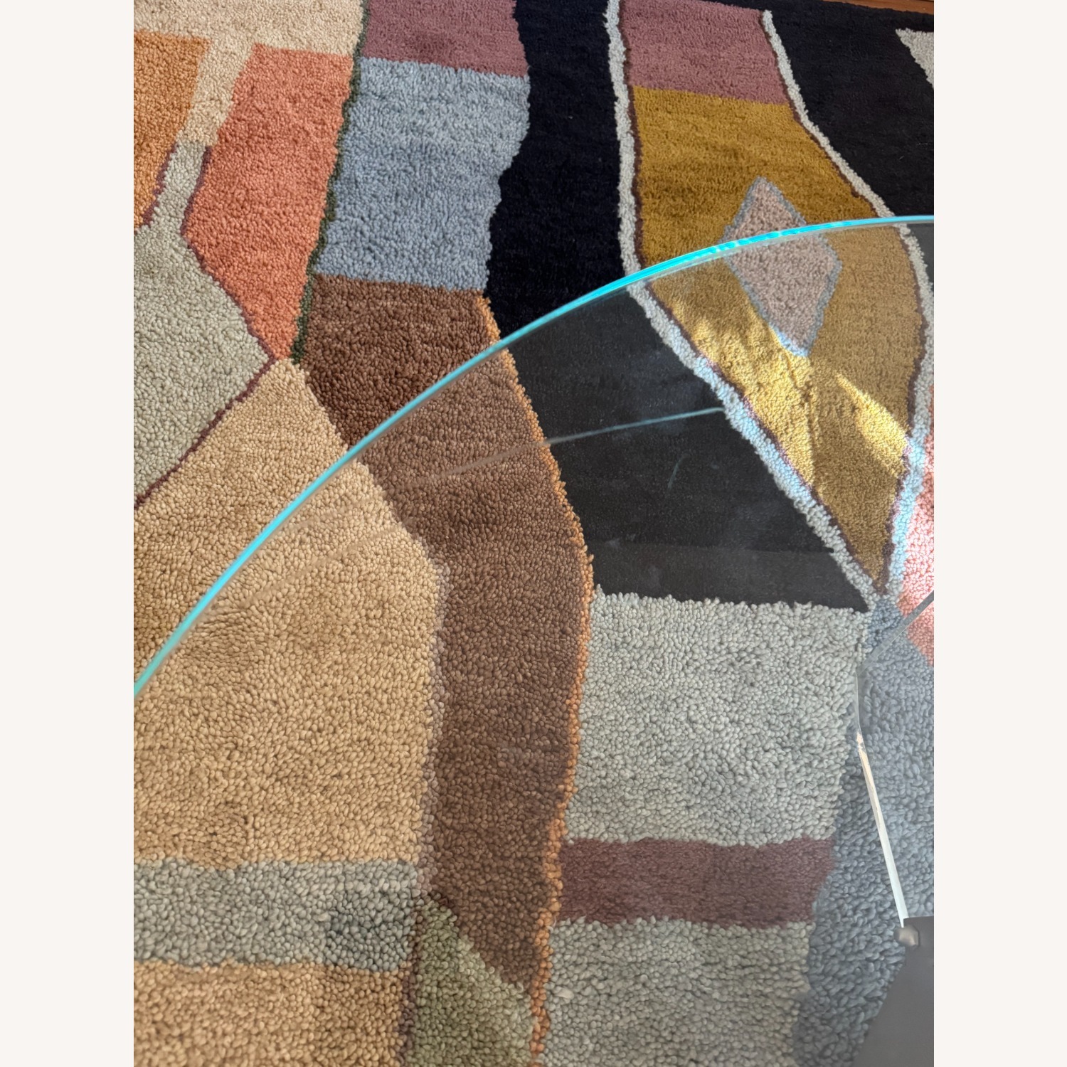 Vintage/Antique Glass Coffee Table - image-3